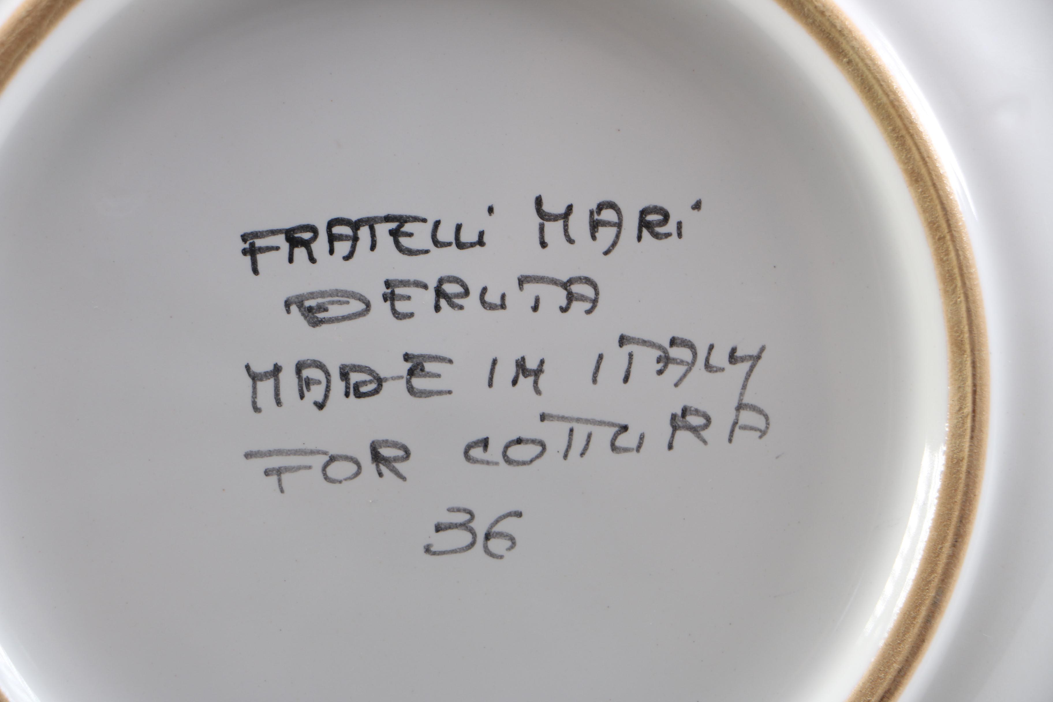 Deruta Fratelli Mari Plate
