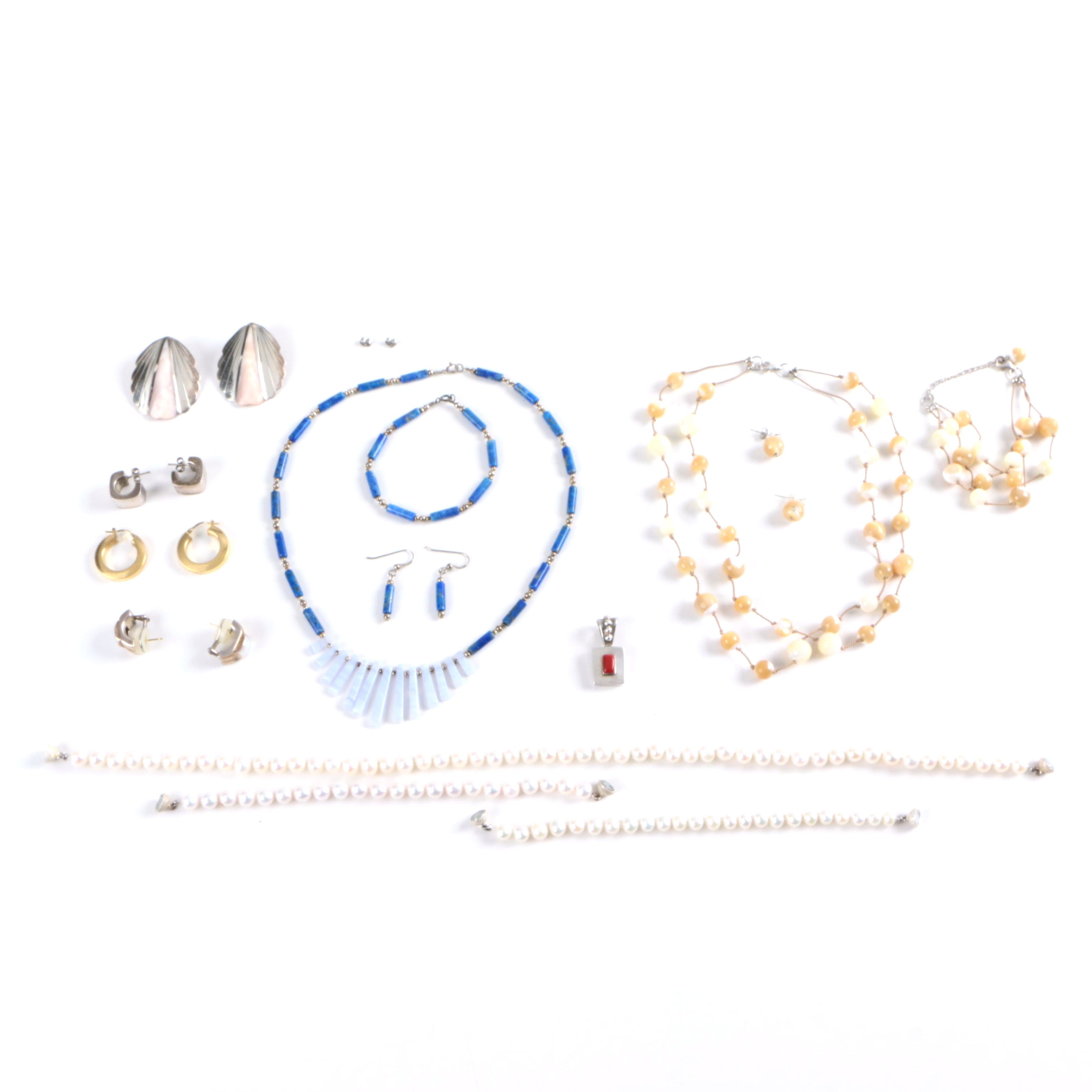 Sterling Silver Jewelry Including Matching Sets