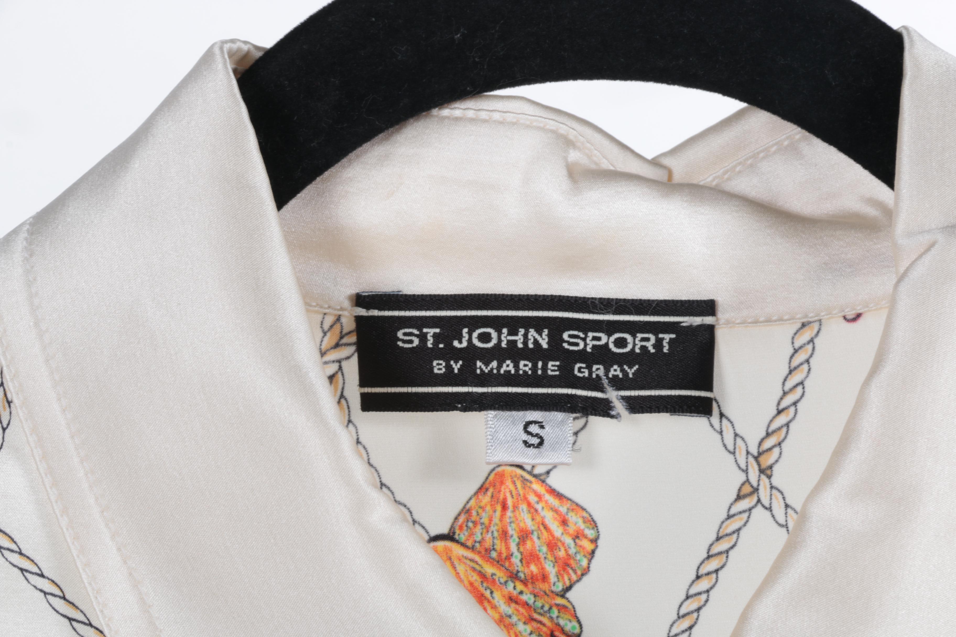 Women's Long Sleeve Tops Including St. John Sport by Marie Gray