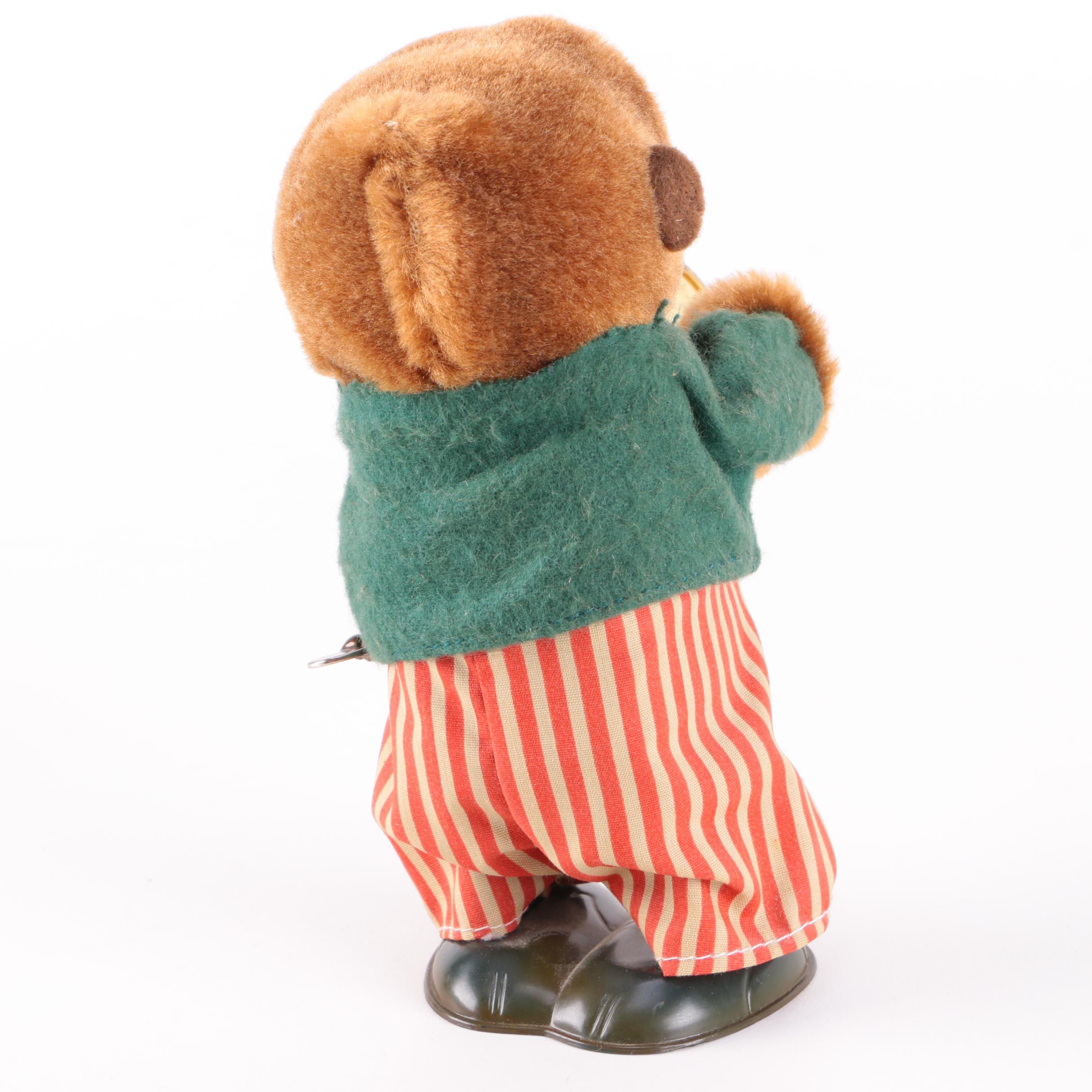 1970s Russ Berrie "Yesterday's Favorites" Wind-up Monkey Playing Cymbals