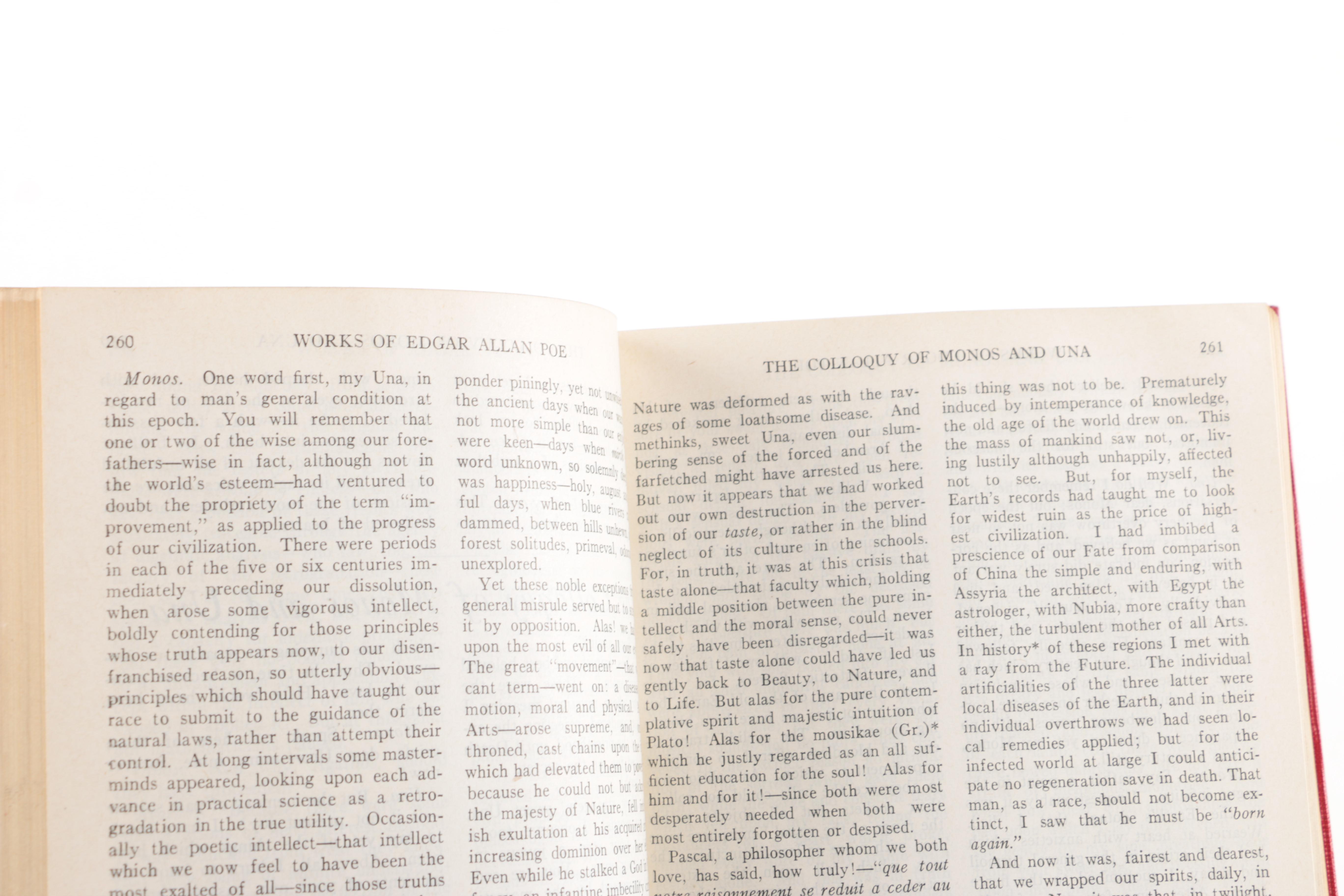 1927 "The Works of Edgar Allan Poe" in One Volume