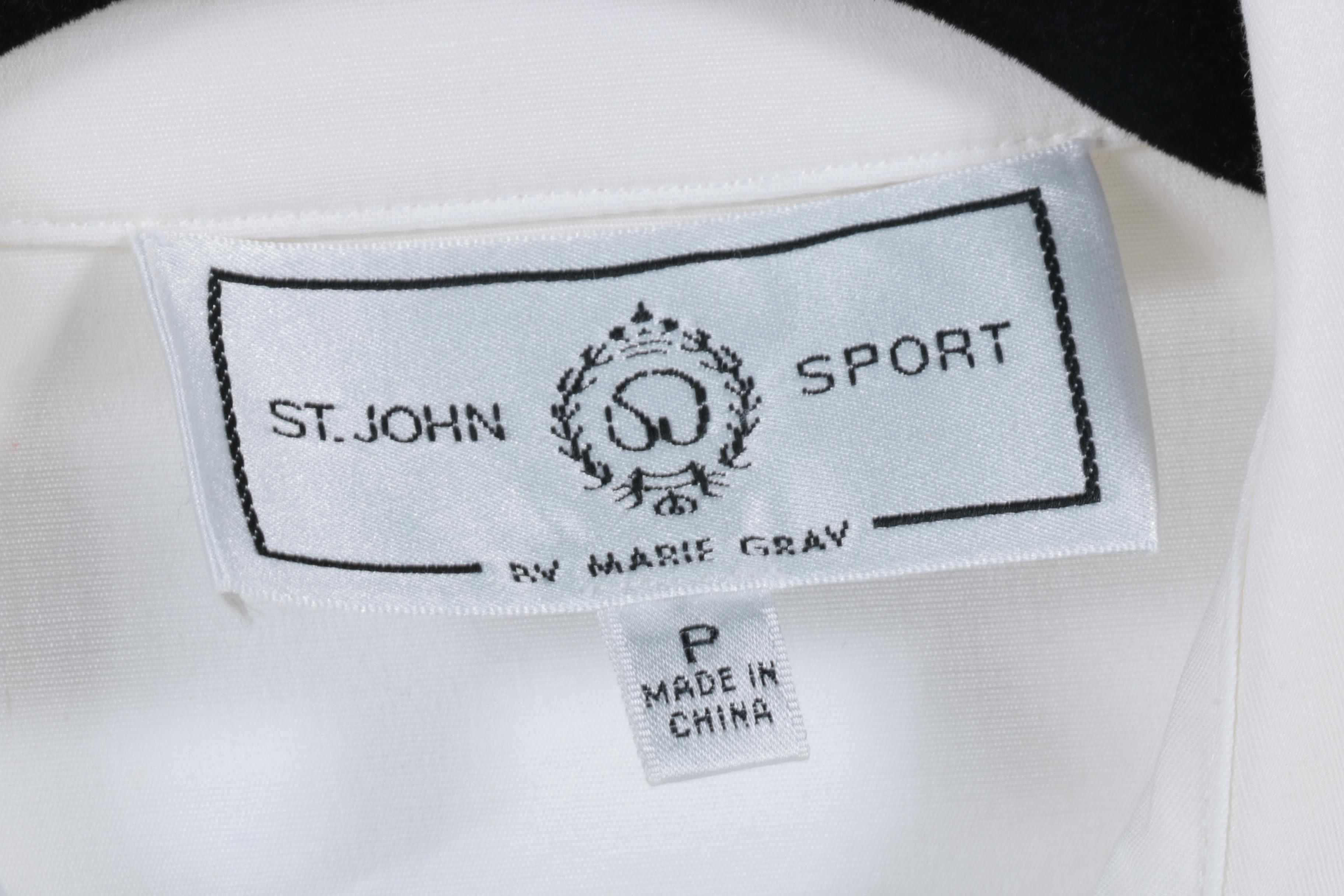 St. John Sport by Marie Gray White Shirts