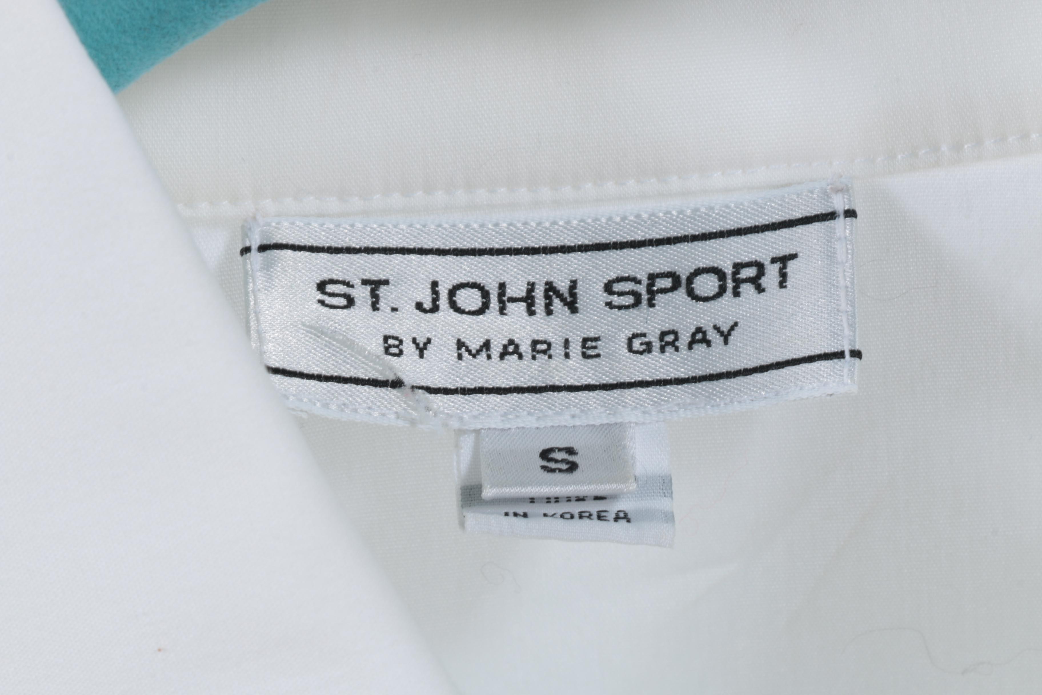 St. John Sport by Marie Gray White Shirts