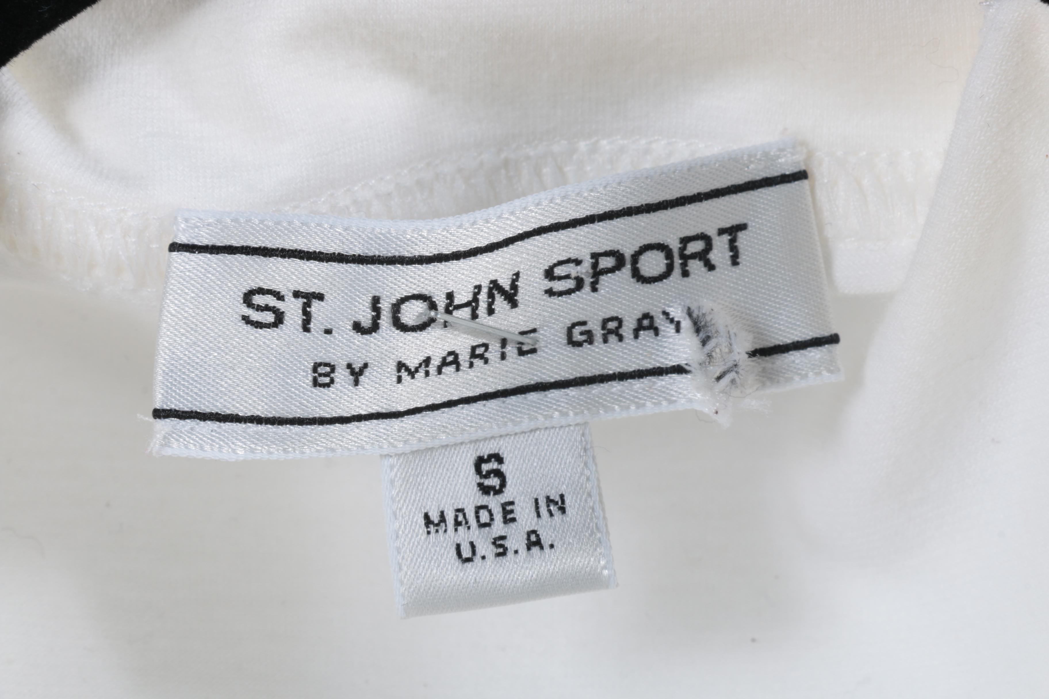 St. John Sport by Marie Gray White Shirts
