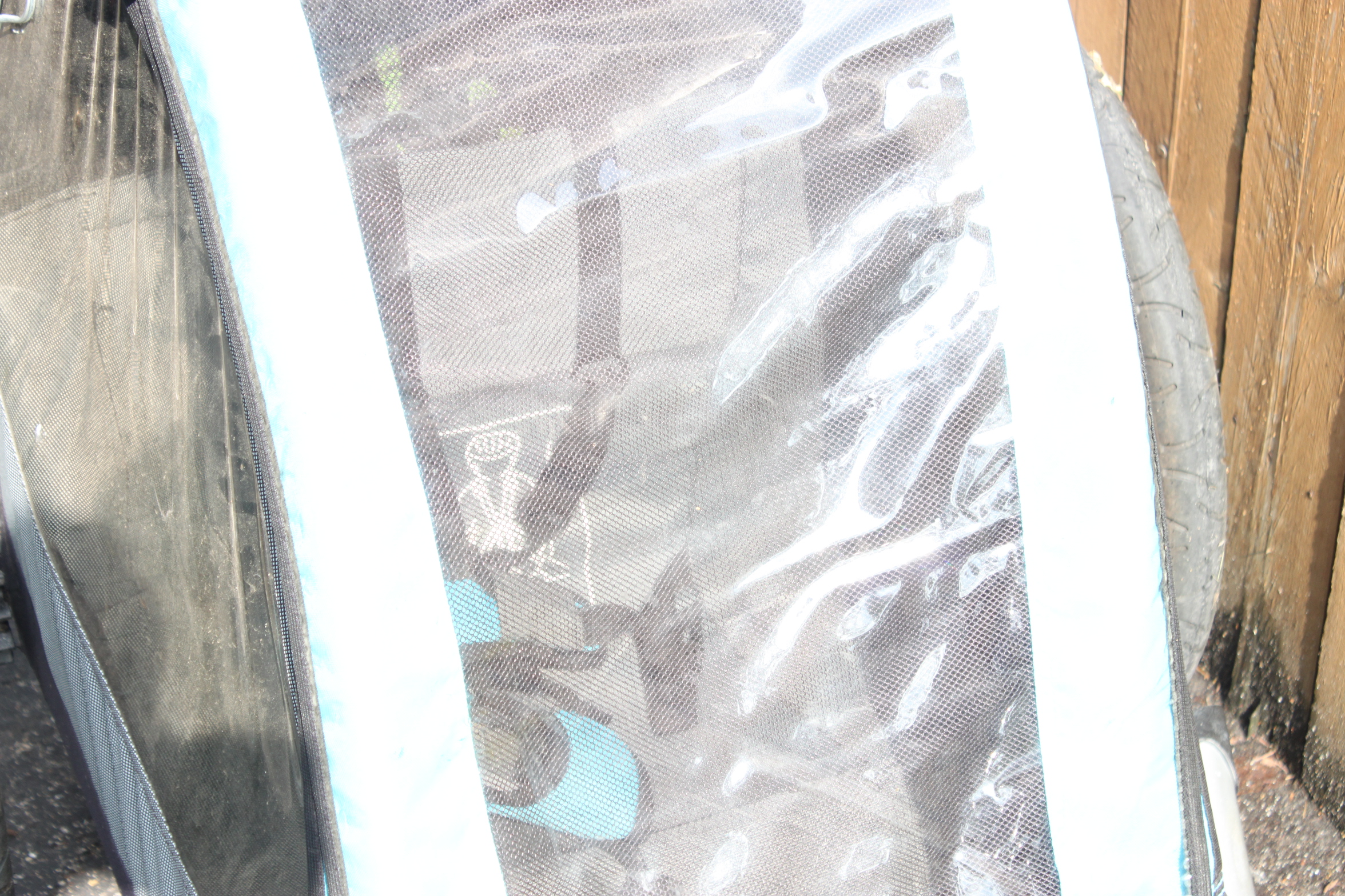 Vintage Columbia Bicycle and Croozer Baby Carrier