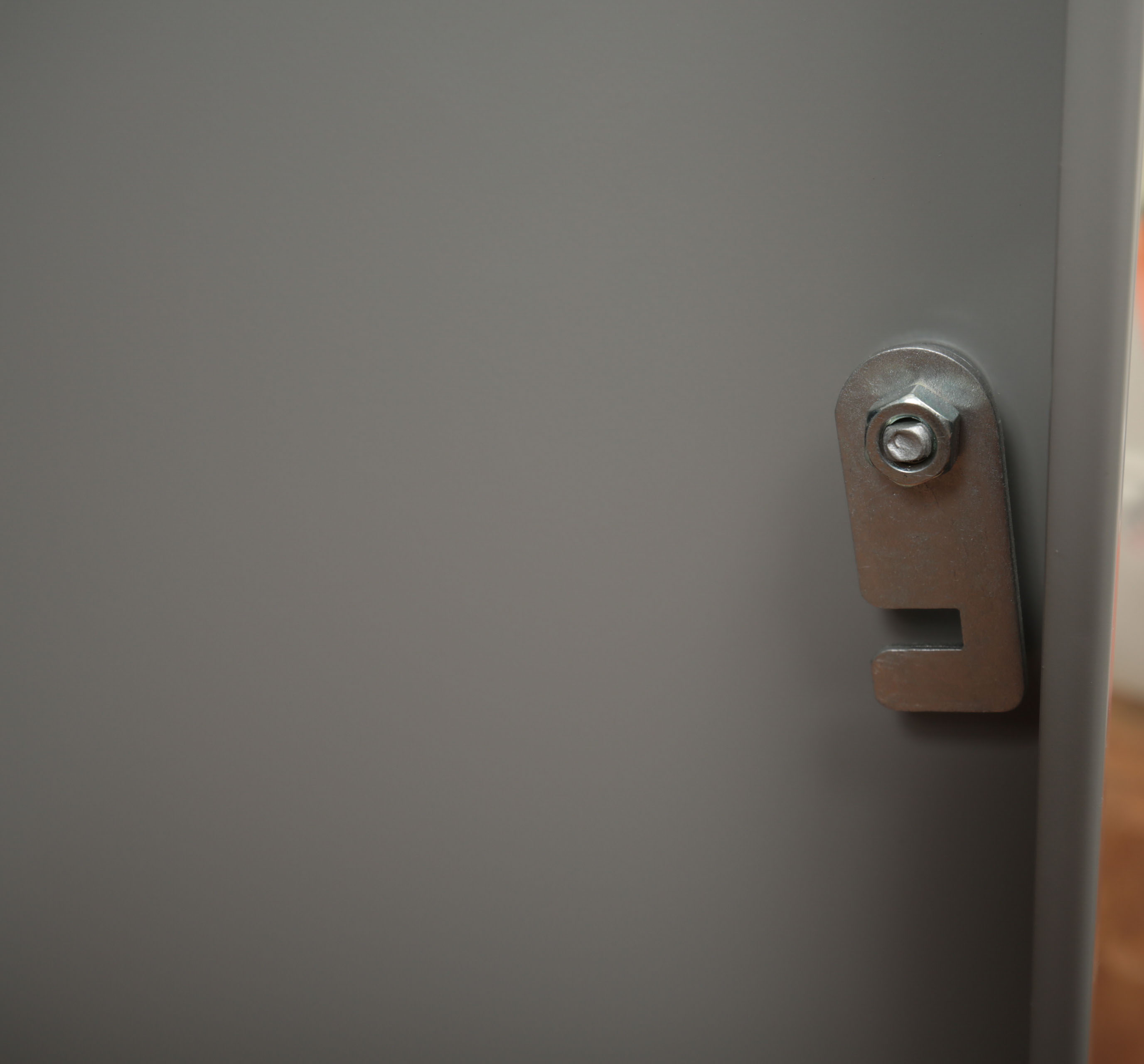 IKEA Metal Shelving Unit With Cabinet