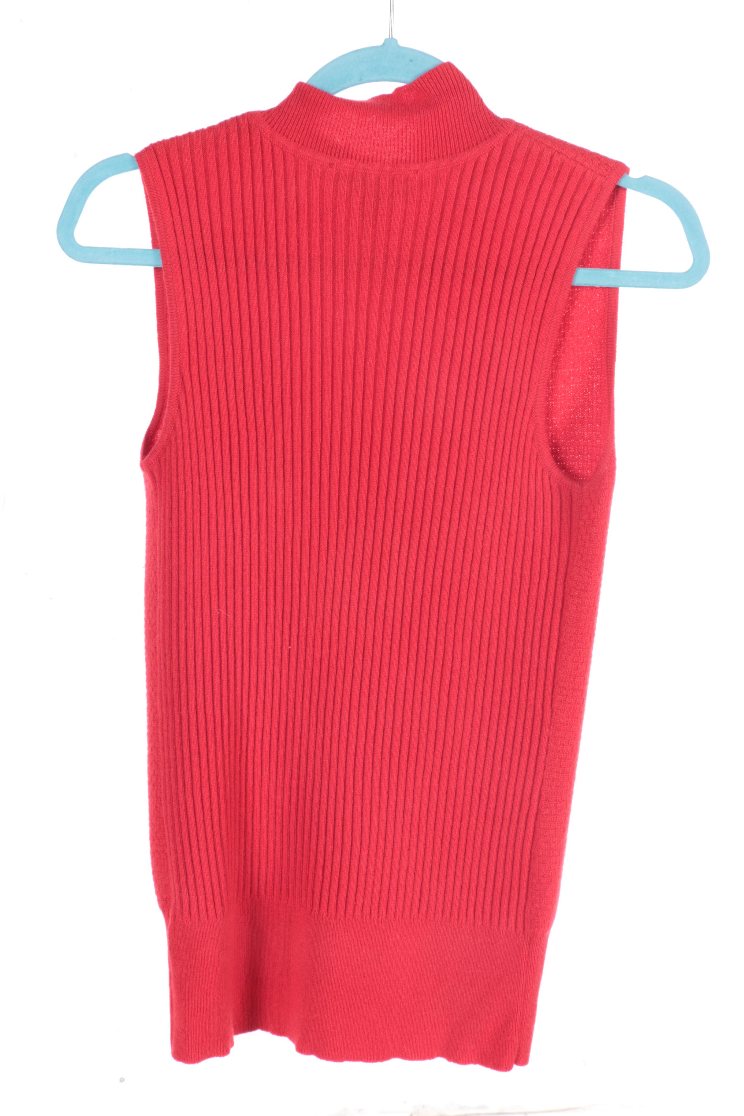 Assorted Sleeveless St John Tops