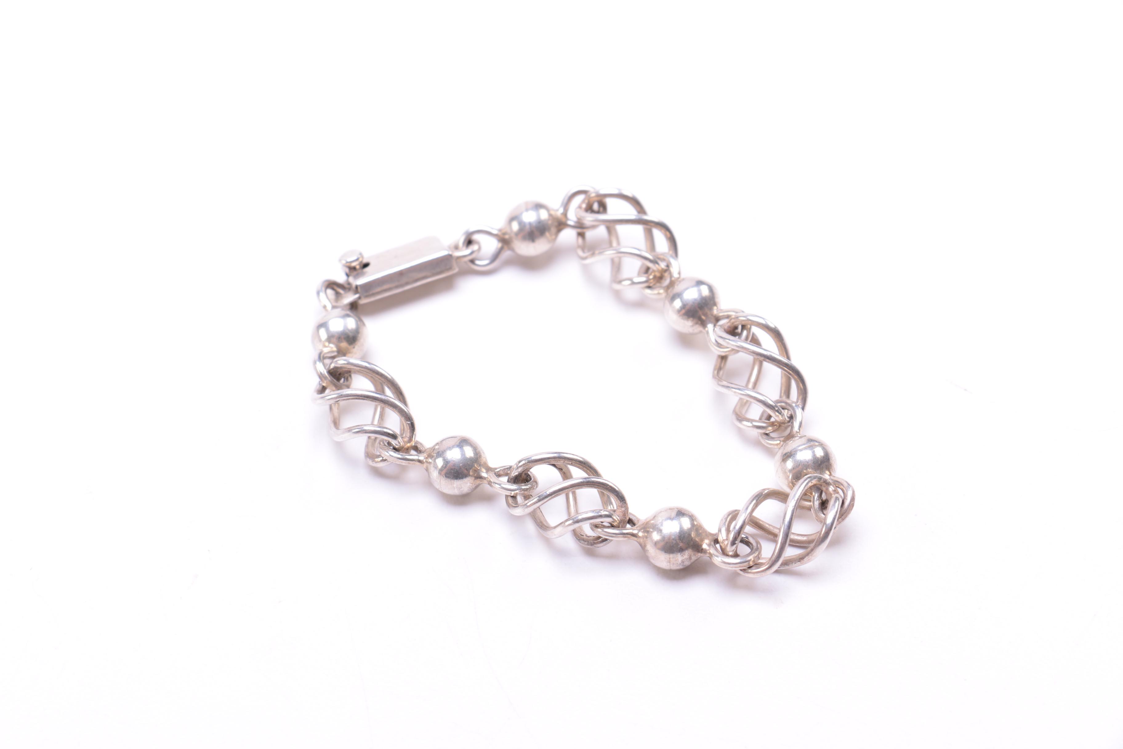 Sterling Silver Jewelry Including Taxco