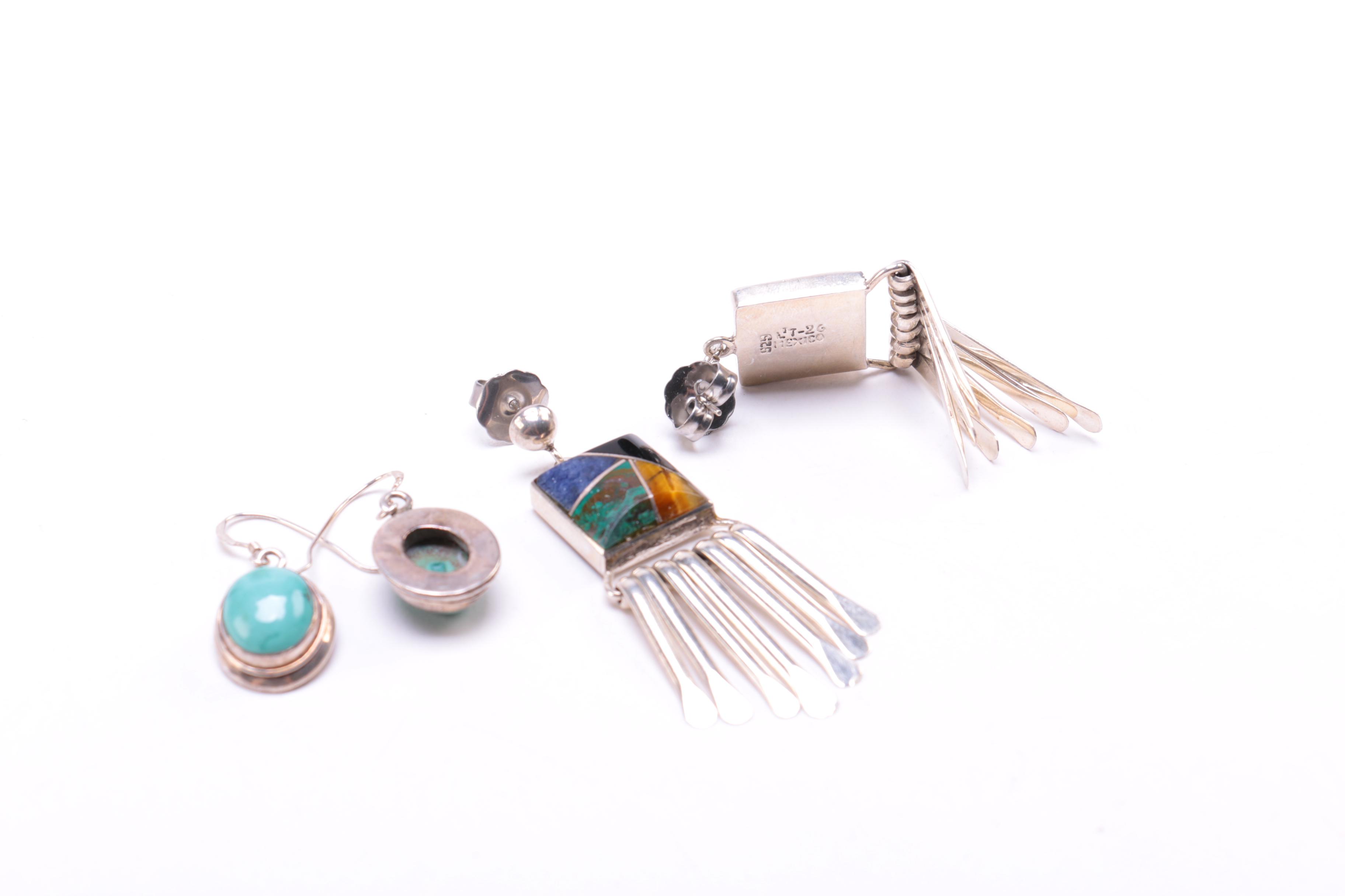 Sterling Silver Jewelry Including Taxco