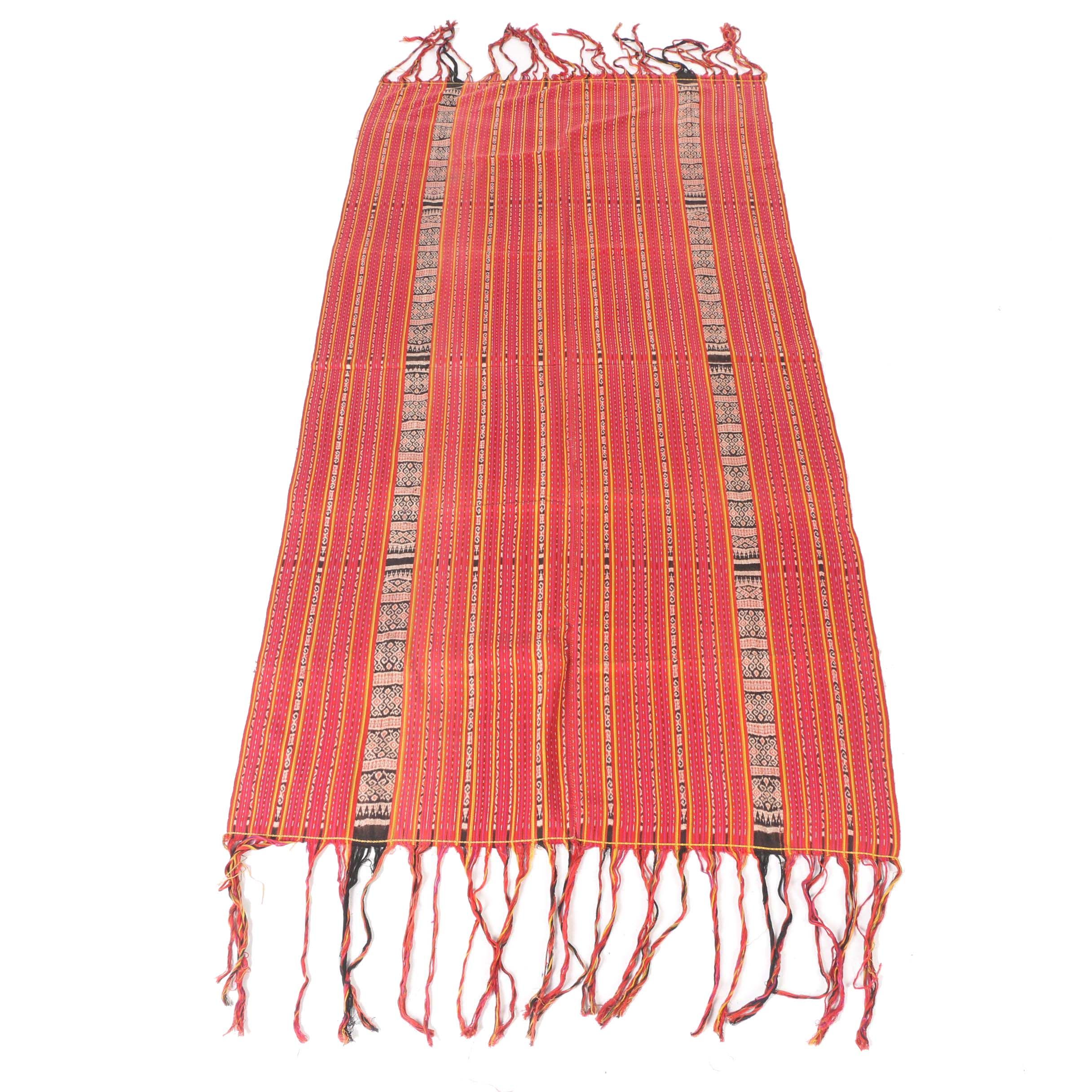 Fringed Pattern Scarf