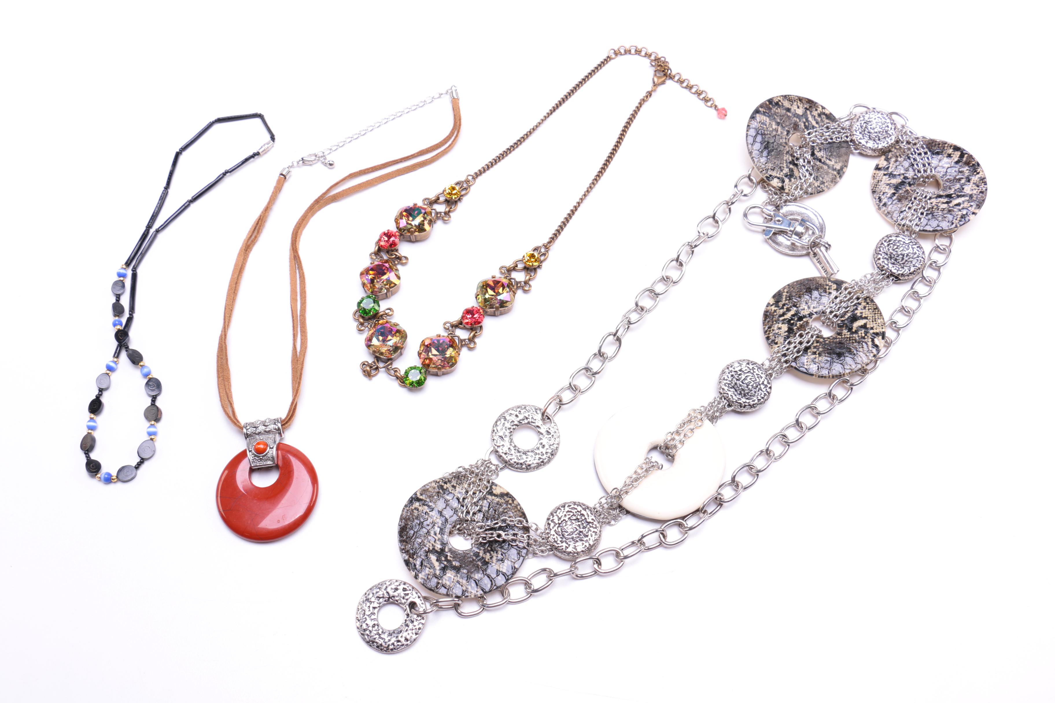 Assortment of Jewelry Including Yves Saint Laurent