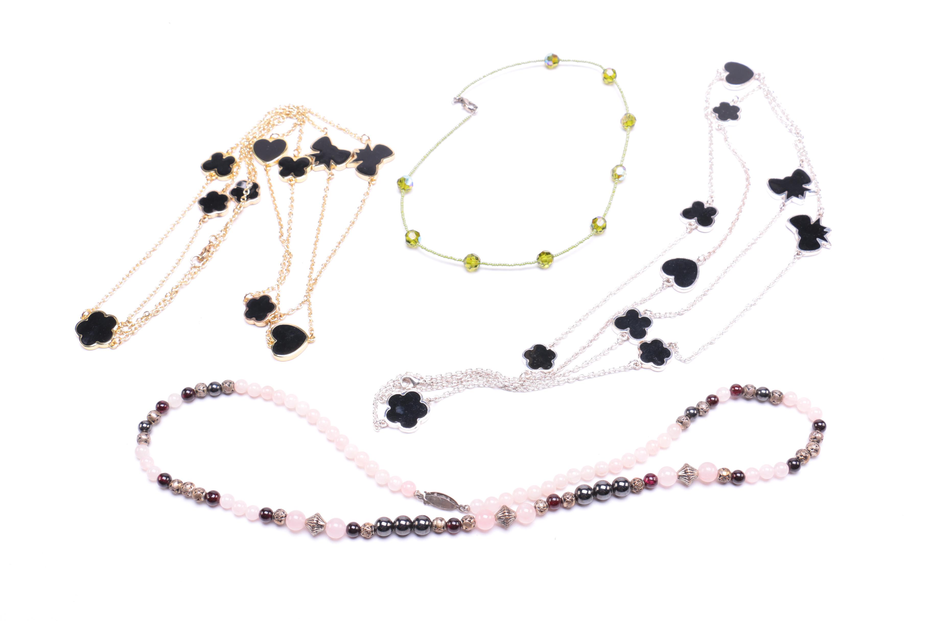 Assortment of Jewelry Including Yves Saint Laurent