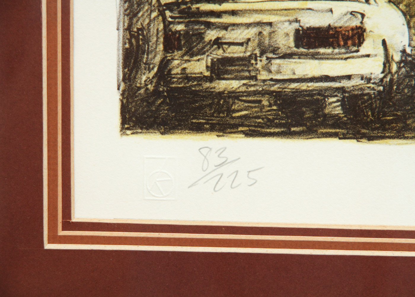 John Kelly "Chinatown S.F." Signed and Numbered Color Lithograph