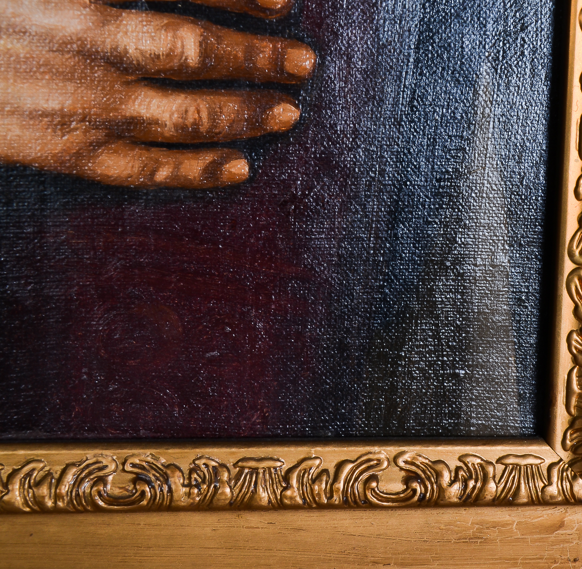 Vintage Oil Painting on Canvas