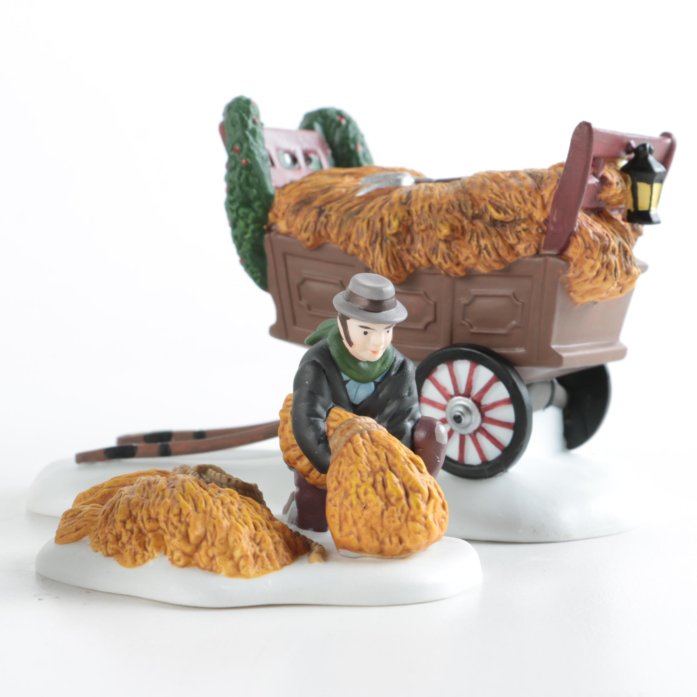 Collection of Department 56 Heritage Village Porcelain Figurines Sets