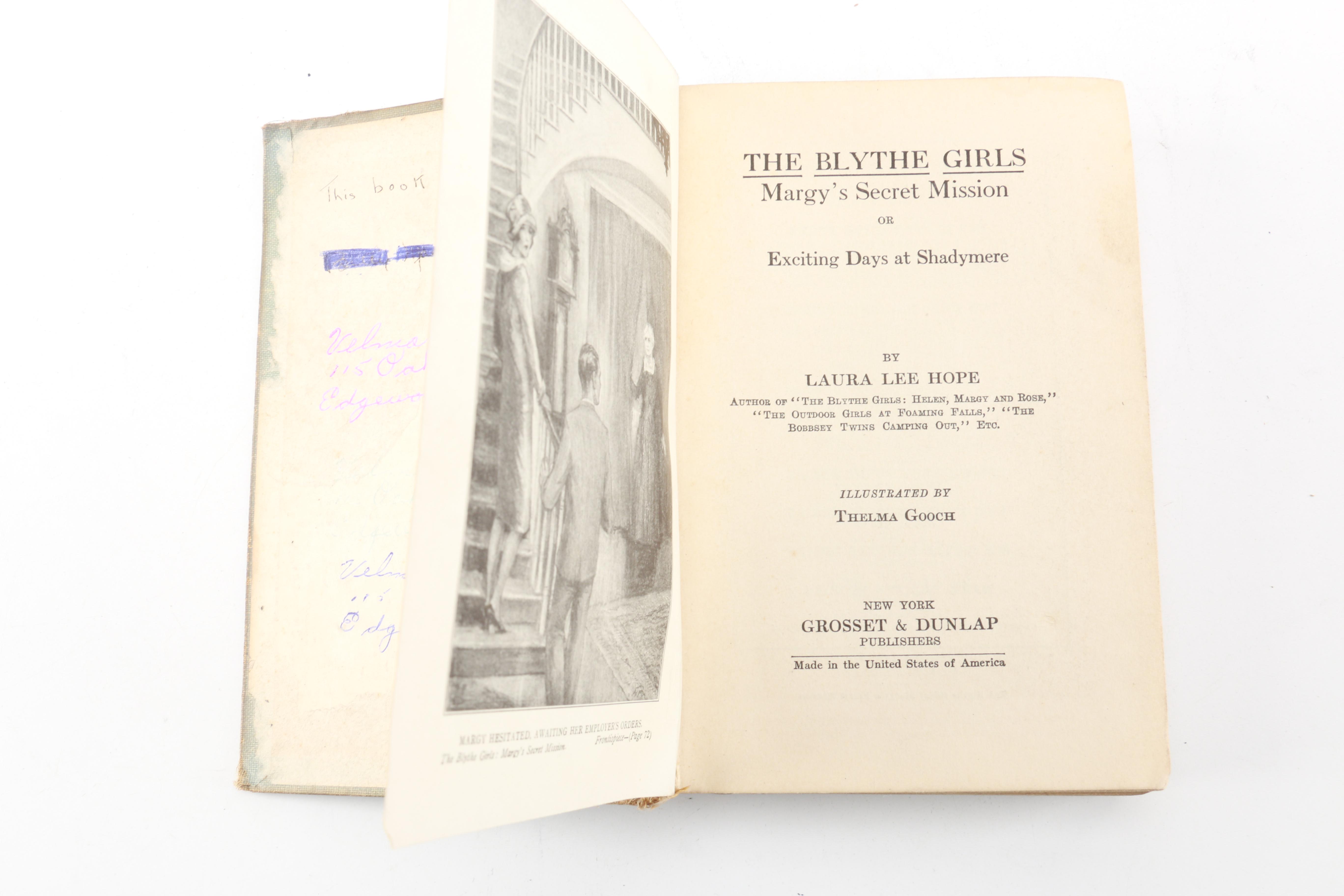 Vintage Grosset & Dunlap Series Books Including "Nancy Drew" and "Judy Bolton"