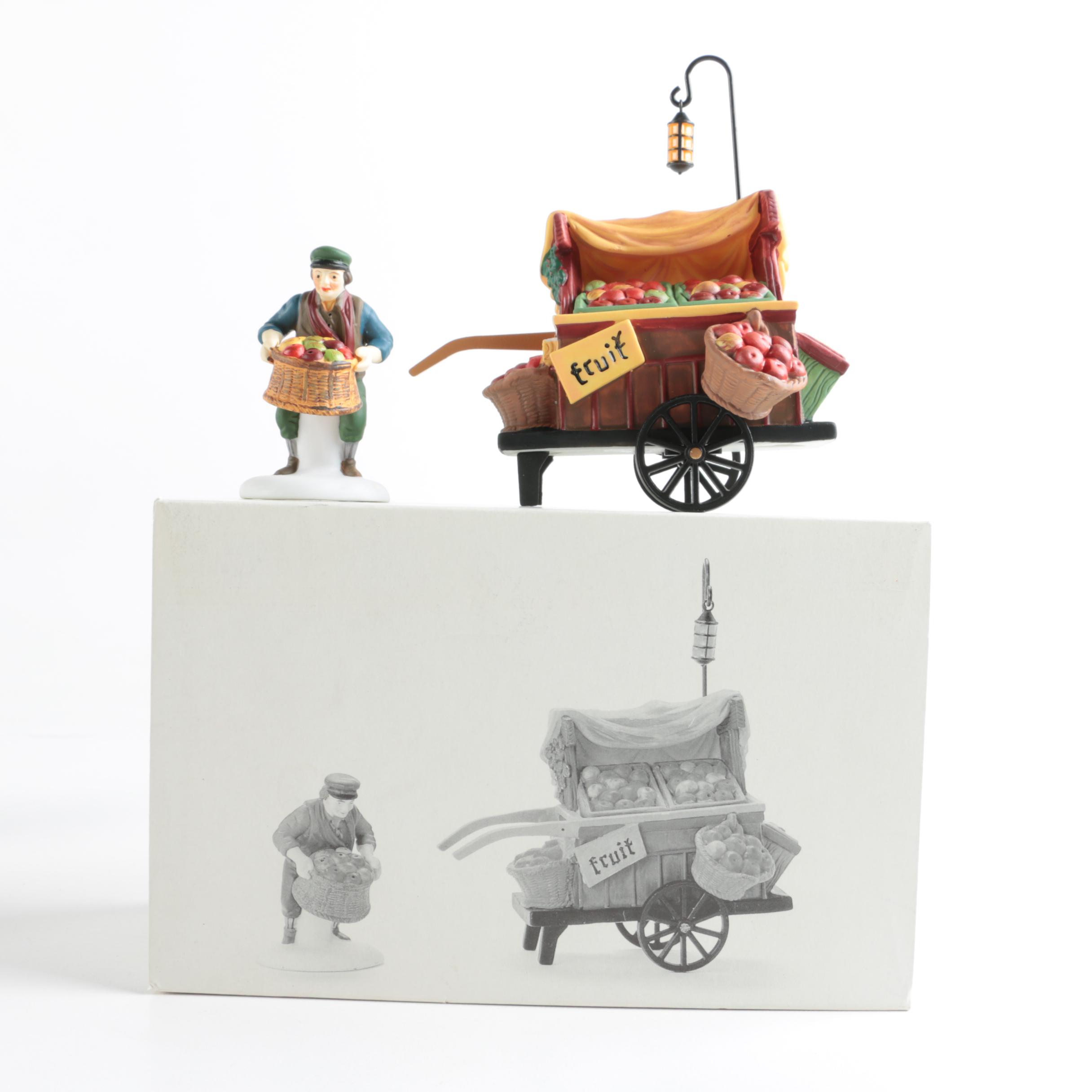 Collection of Department 56 Heritage Village Porcelain Figurines Sets