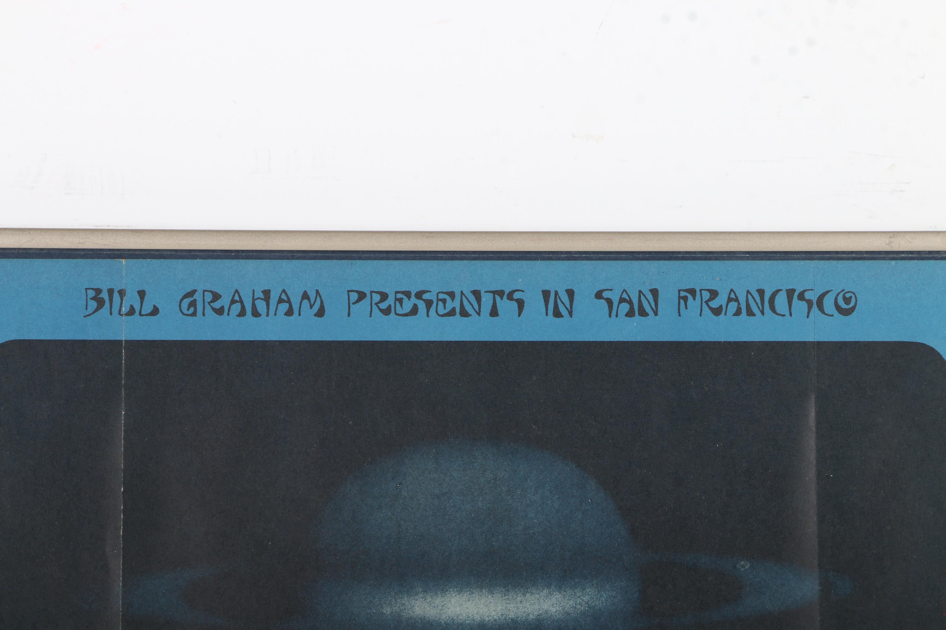 1972 Tea Lautrec Litho Offset Lithograph After "Fillmore West Closing Week" Poster