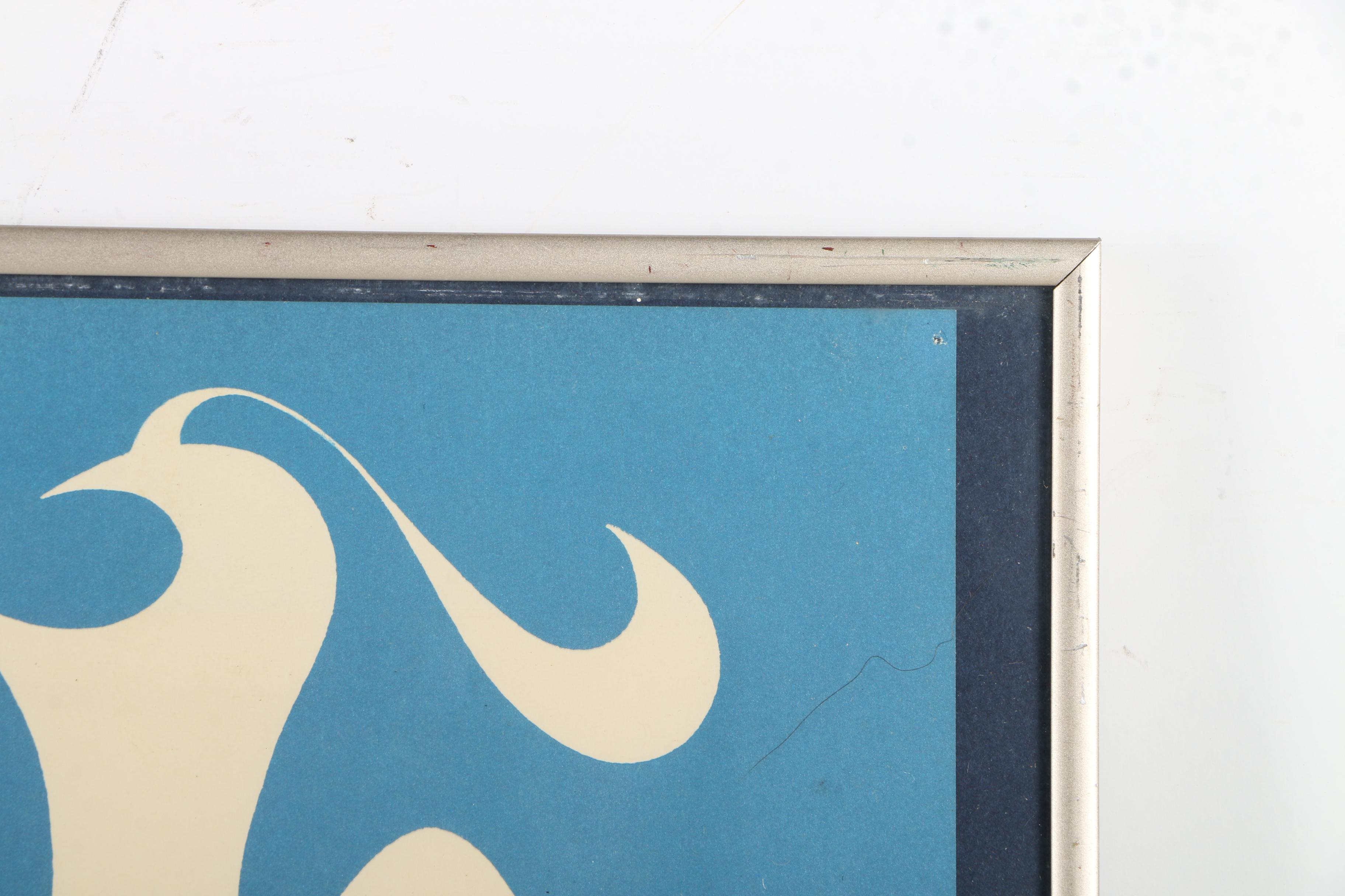 1972 Tea Lautrec Litho Offset Lithograph After "Fillmore West Closing Week" Poster