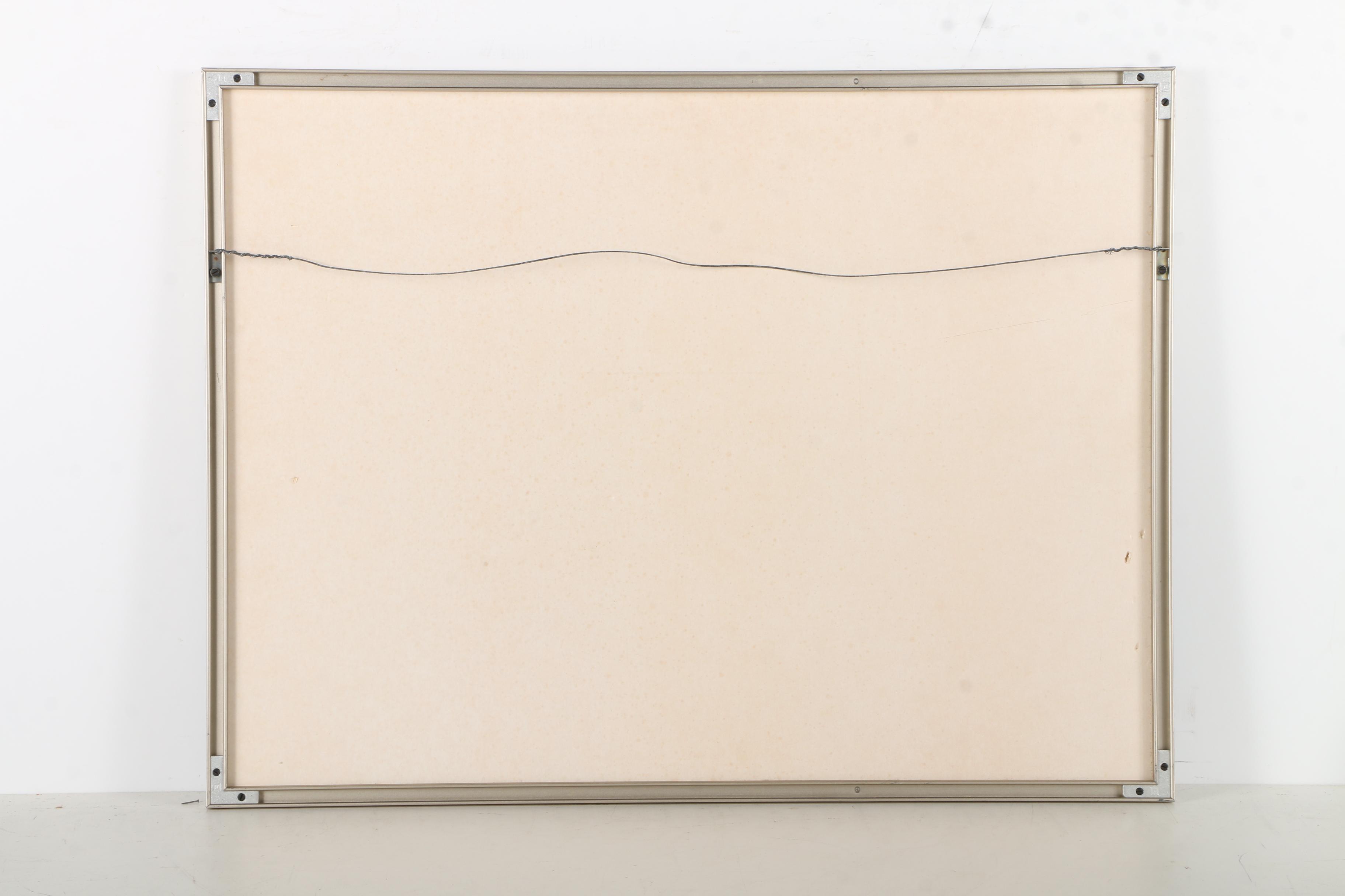 1972 Tea Lautrec Litho Offset Lithograph After "Fillmore West Closing Week" Poster