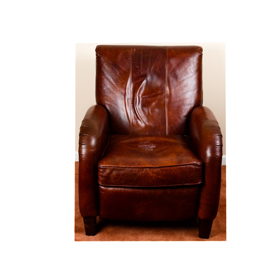 Leather Barca Lounger