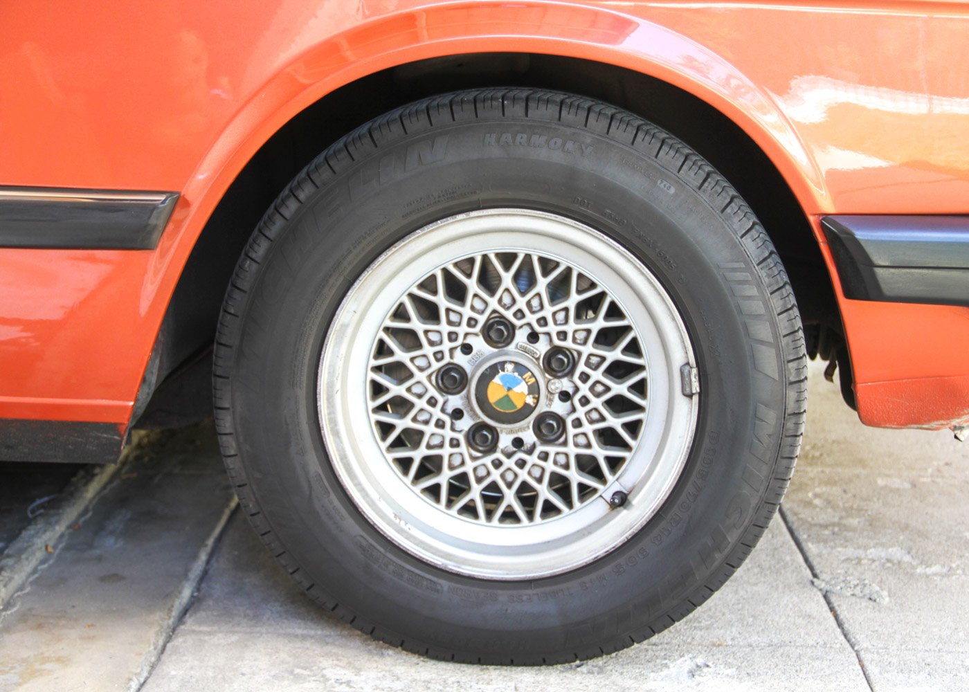 1982 BMW 528E Red Sedan