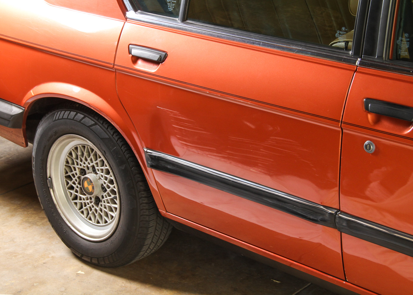 1982 BMW 528E Red Sedan