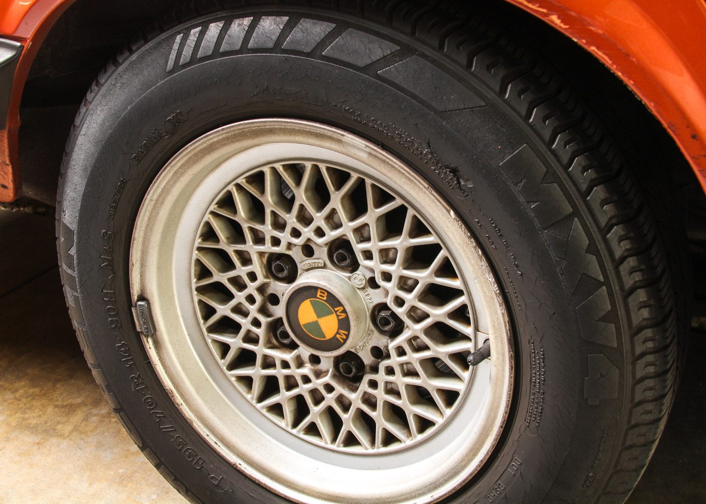 1982 BMW 528E Red Sedan