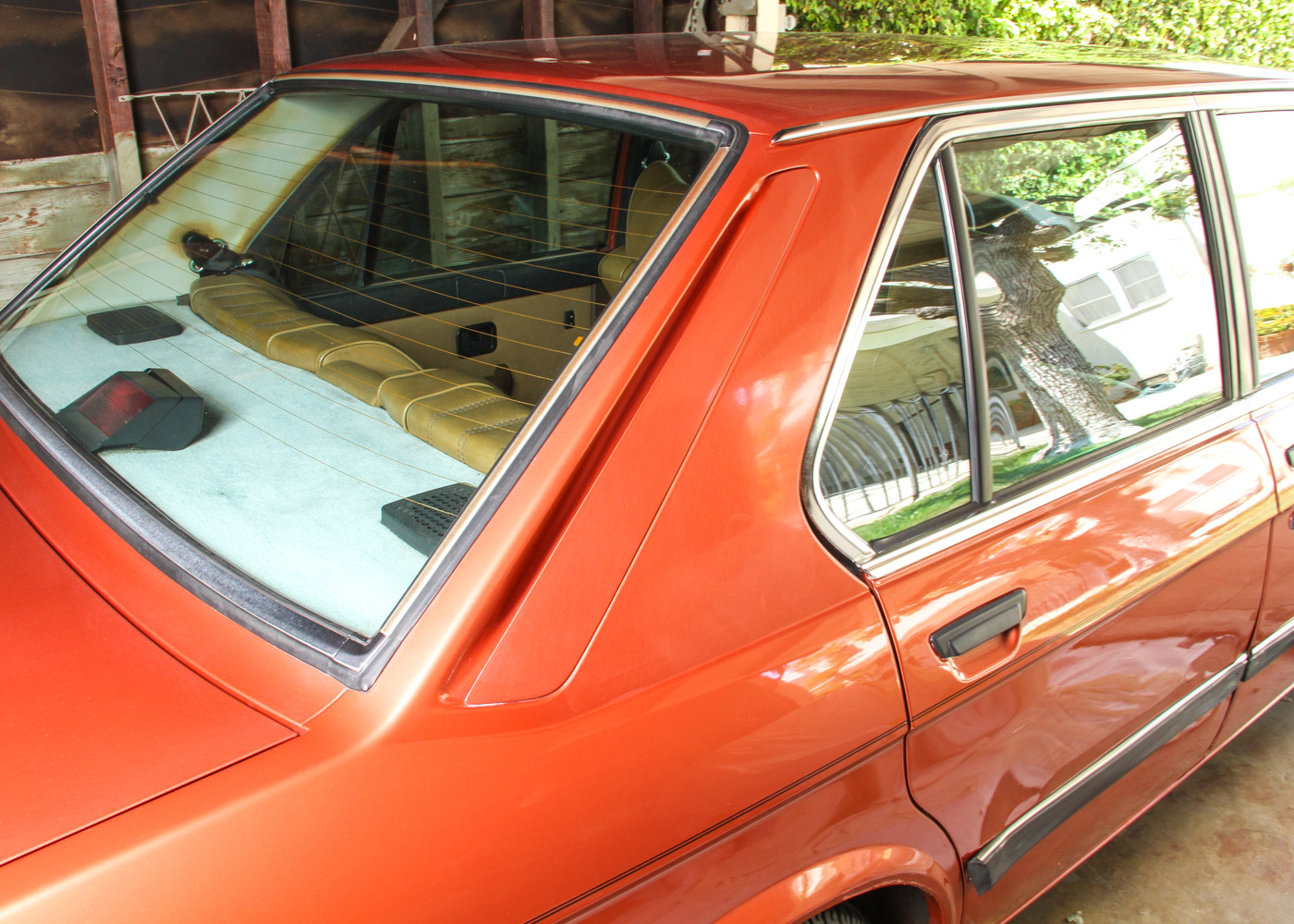 1982 BMW 528E Red Sedan