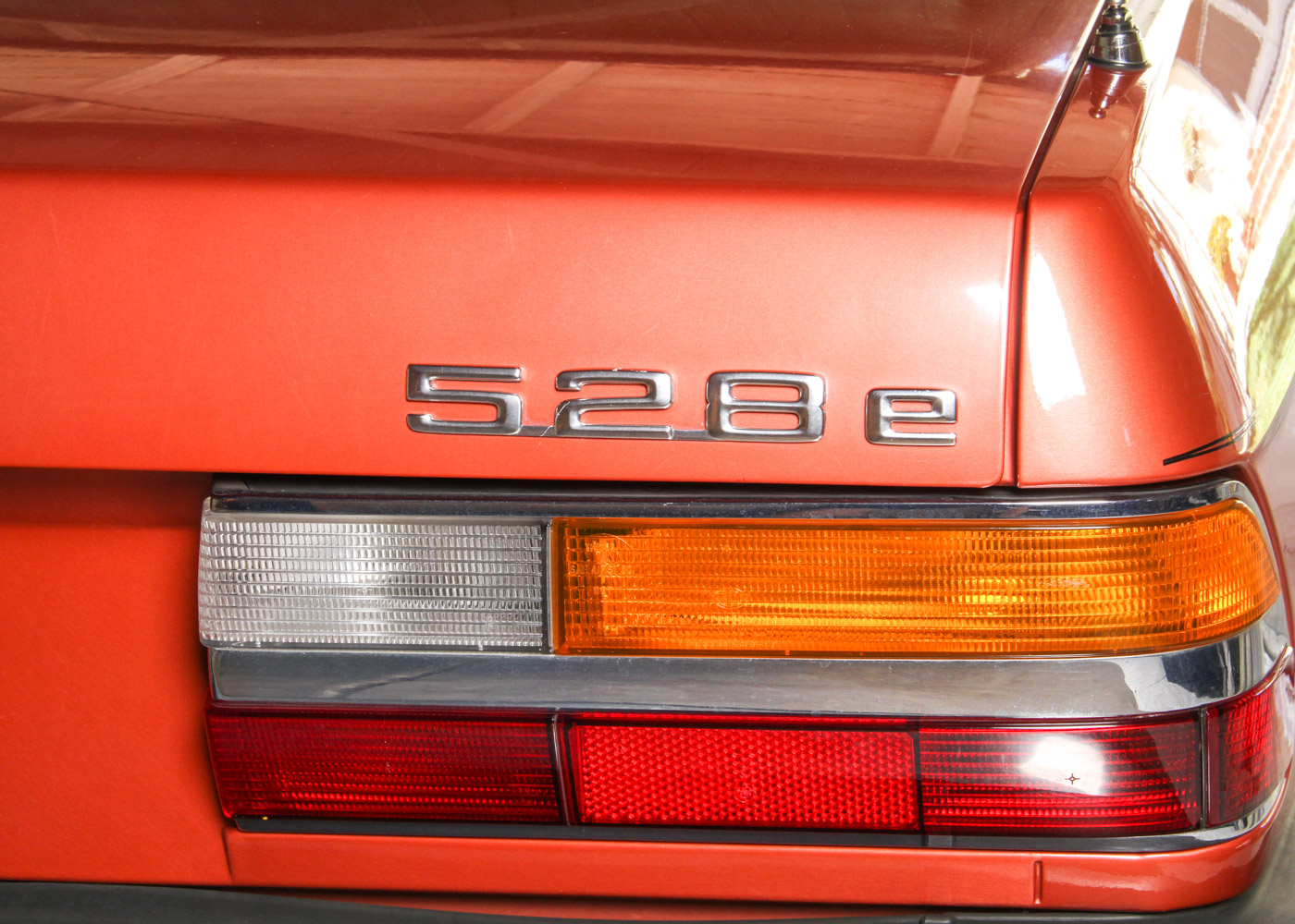 1982 BMW 528E Red Sedan