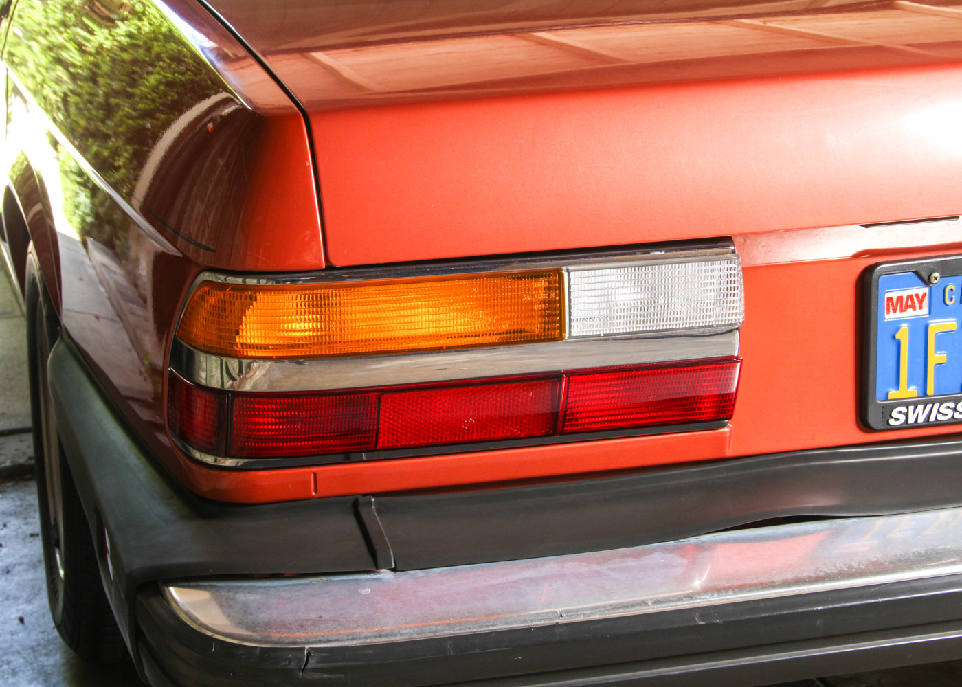 1982 BMW 528E Red Sedan