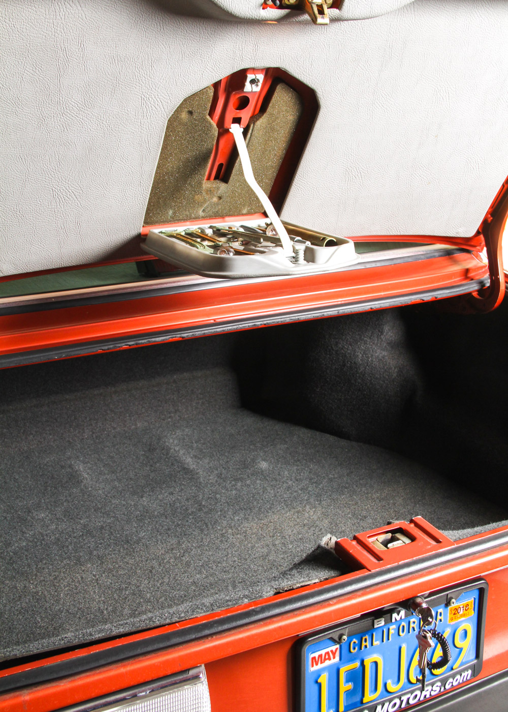 1982 BMW 528E Red Sedan