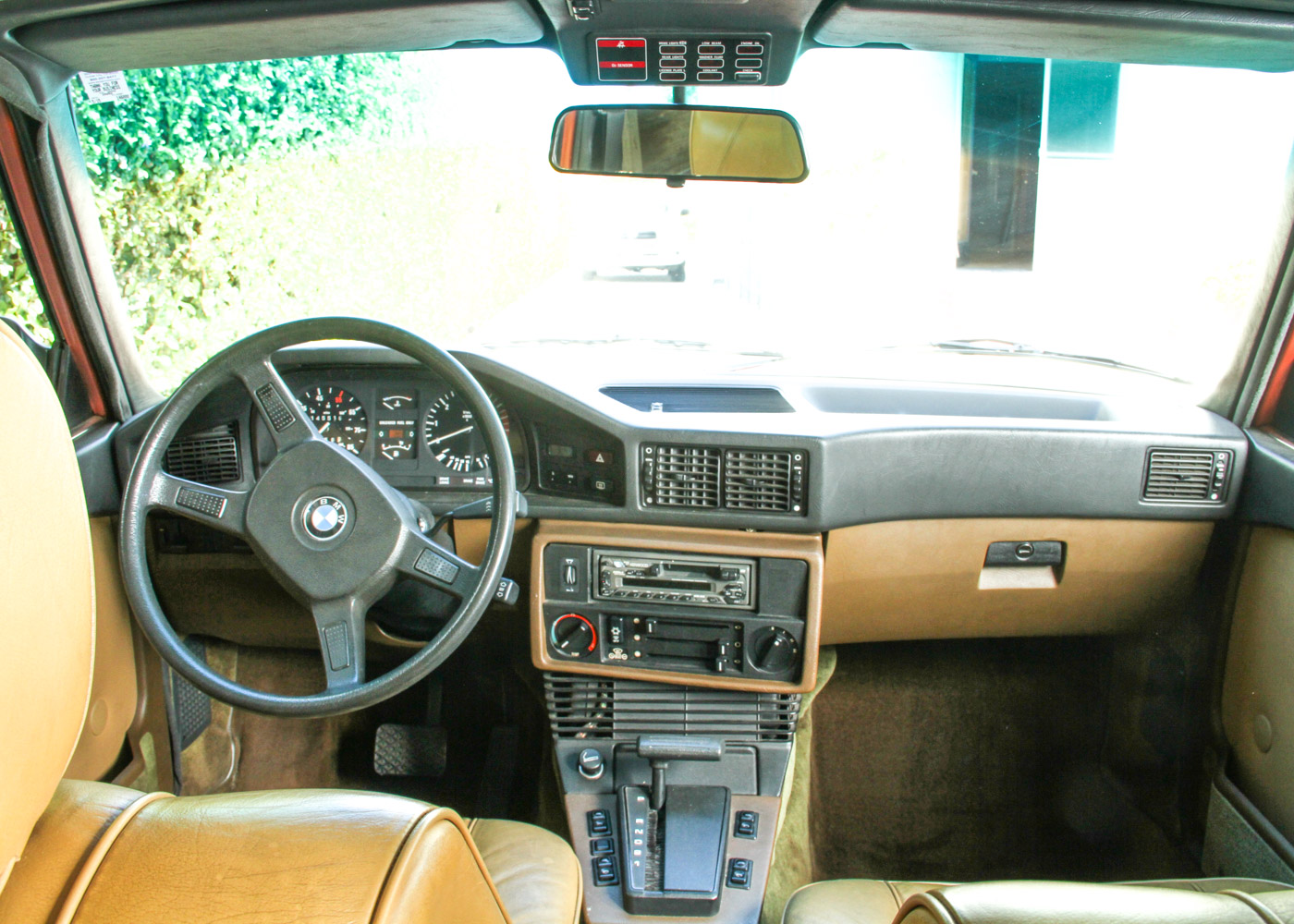 1982 BMW 528E Red Sedan