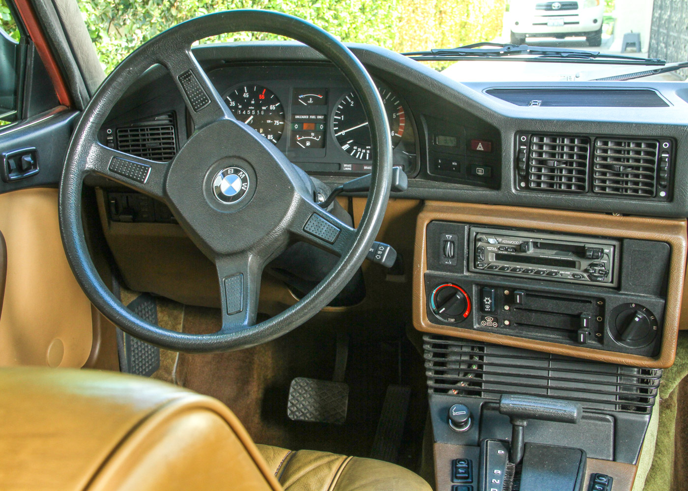 1982 BMW 528E Red Sedan