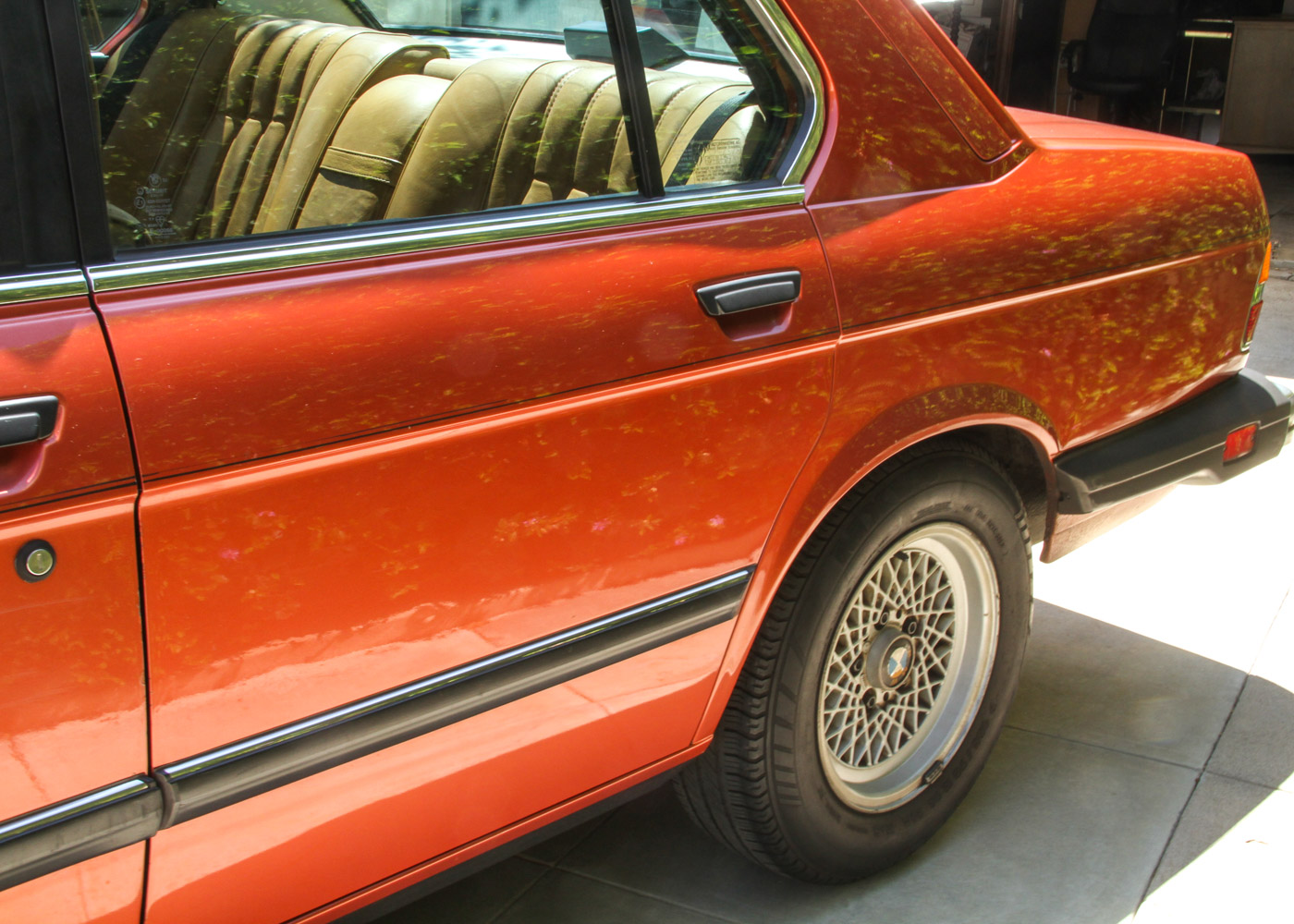1982 BMW 528E Red Sedan