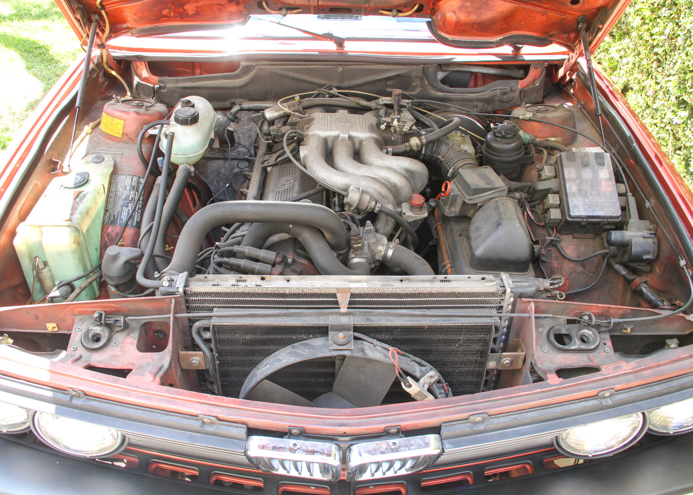 1982 BMW 528E Red Sedan