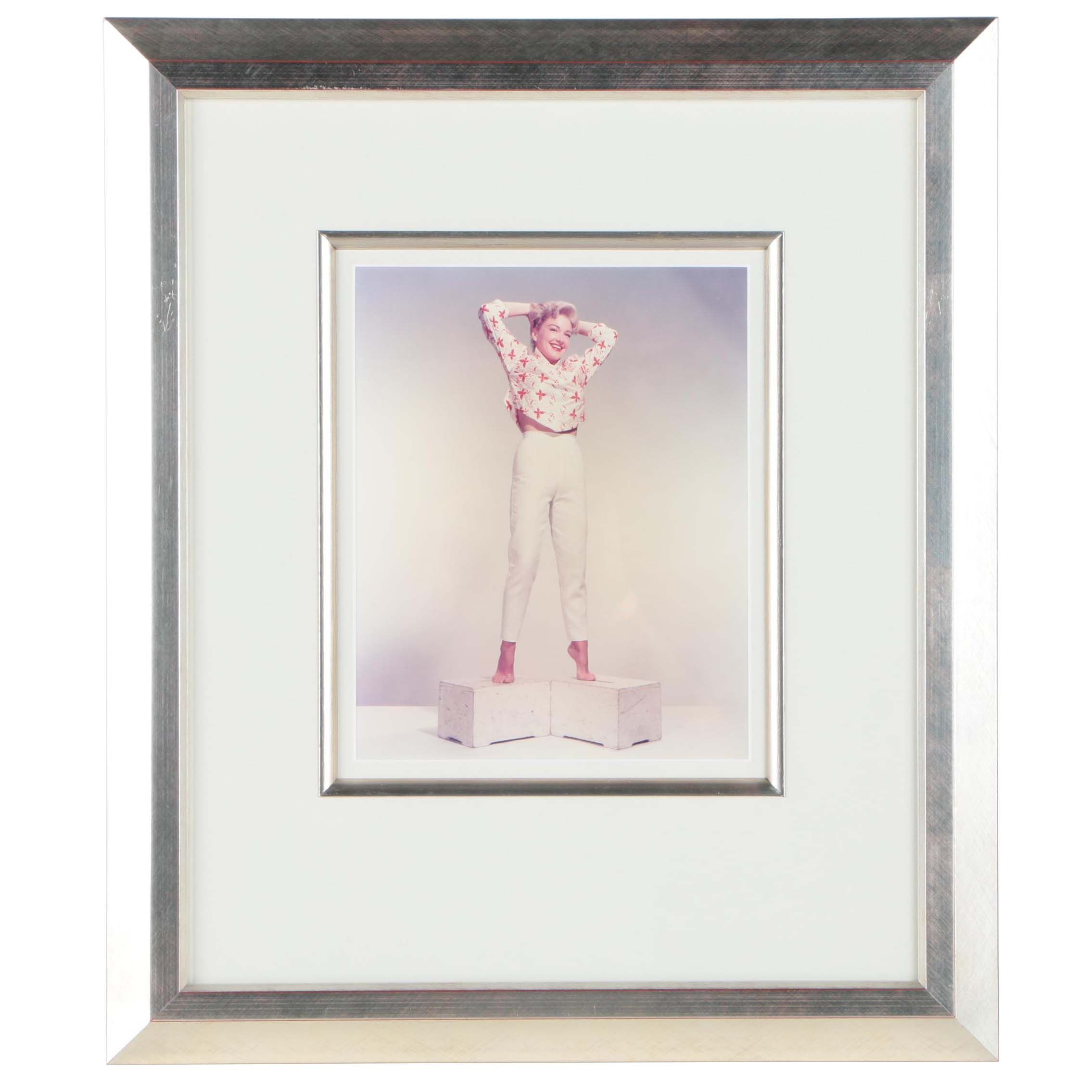 Vintage Color Photograph of Anne Baxter