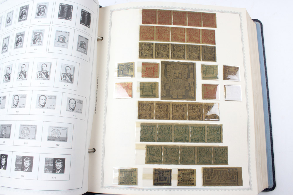 Minkus Supreme Global Stamp Albums Volumes I - V