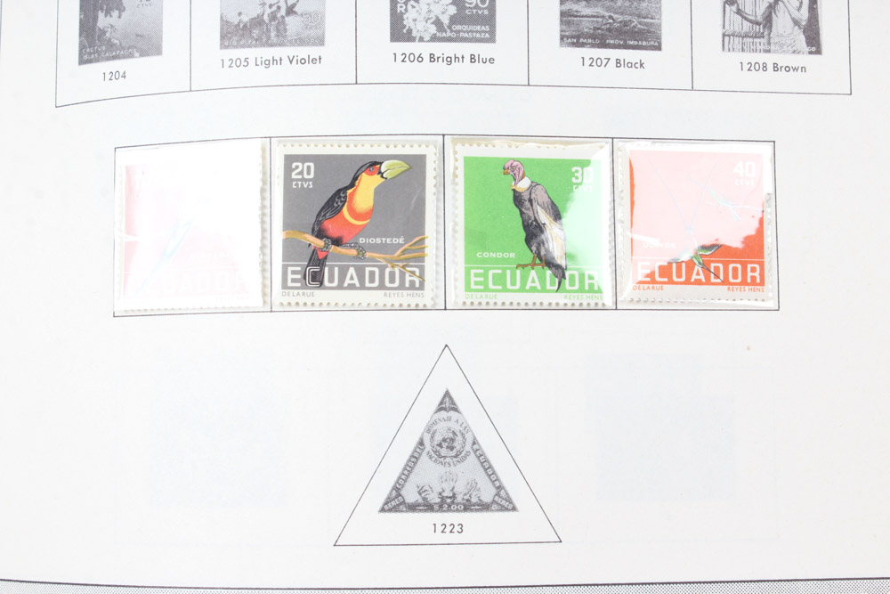 Minkus Supreme Global Stamp Albums Volumes I - V