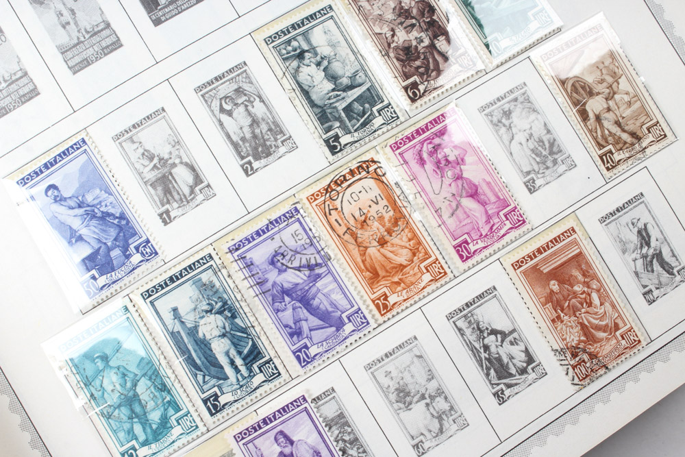 Minkus Supreme Global Stamp Albums Volumes I - V