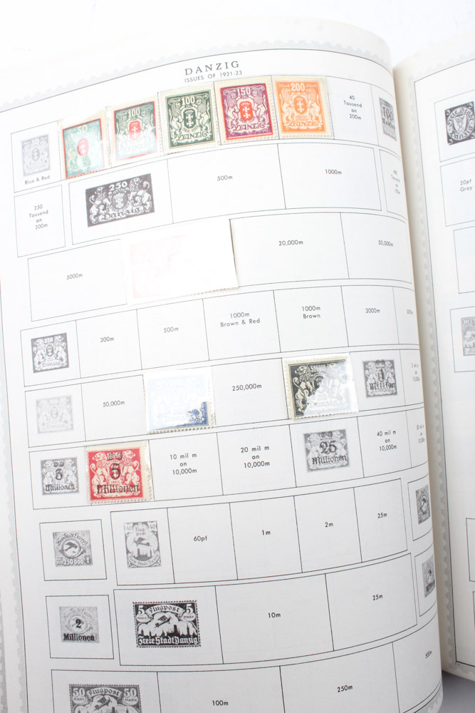 Minkus Supreme Global Stamp Albums Volumes I - V