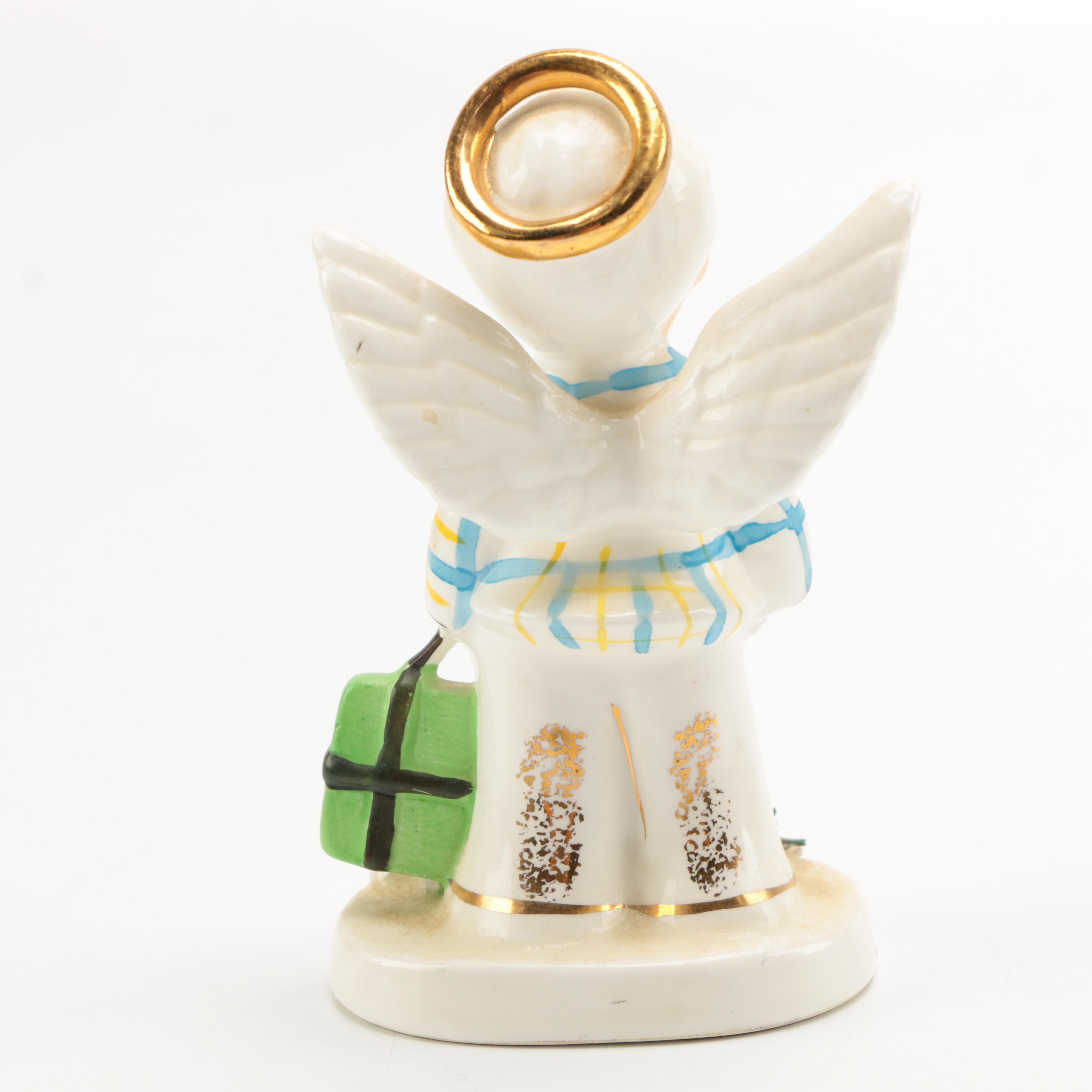Vintage Napco Ceramic Birthday Month Angel Figurines