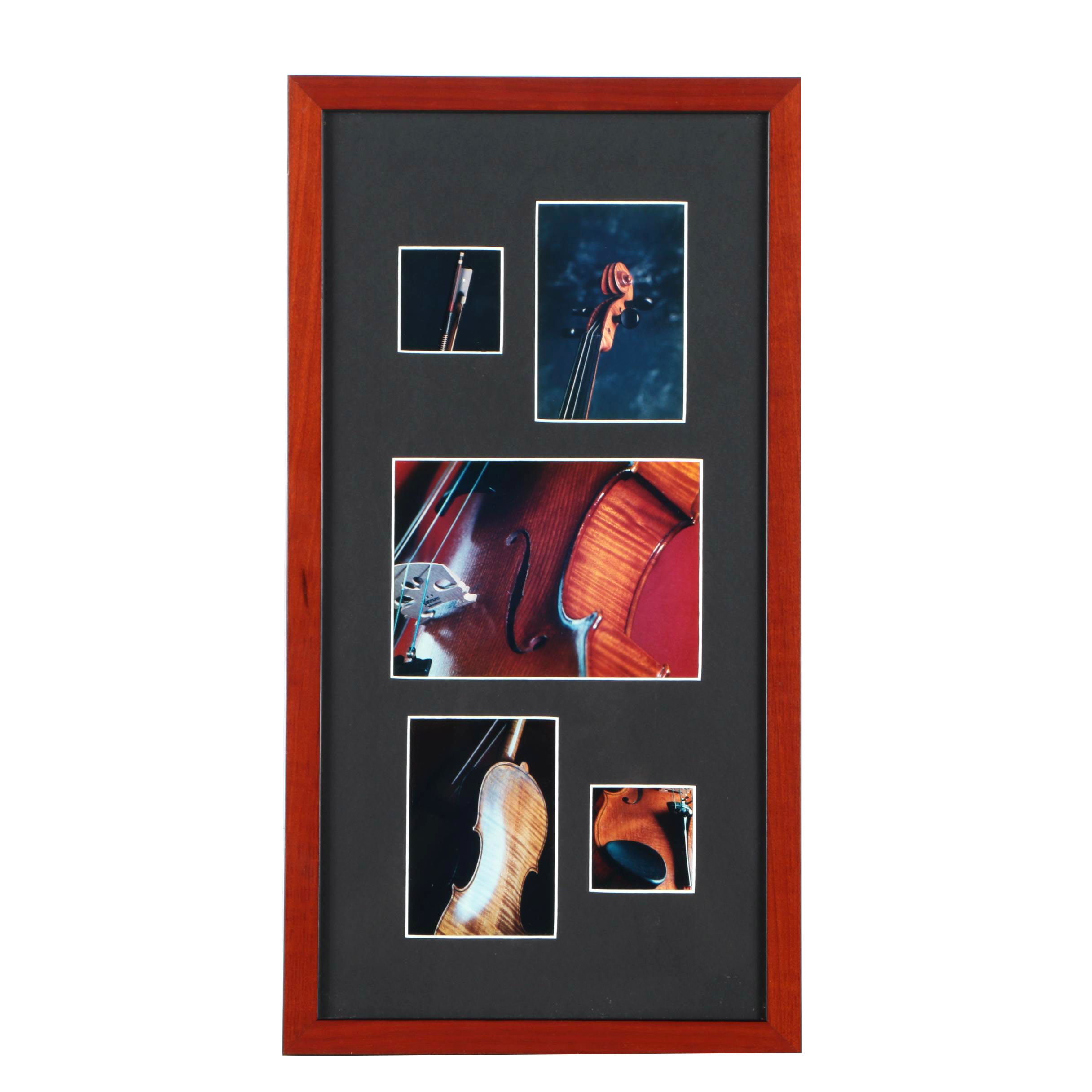 Color Photographs of a Violin