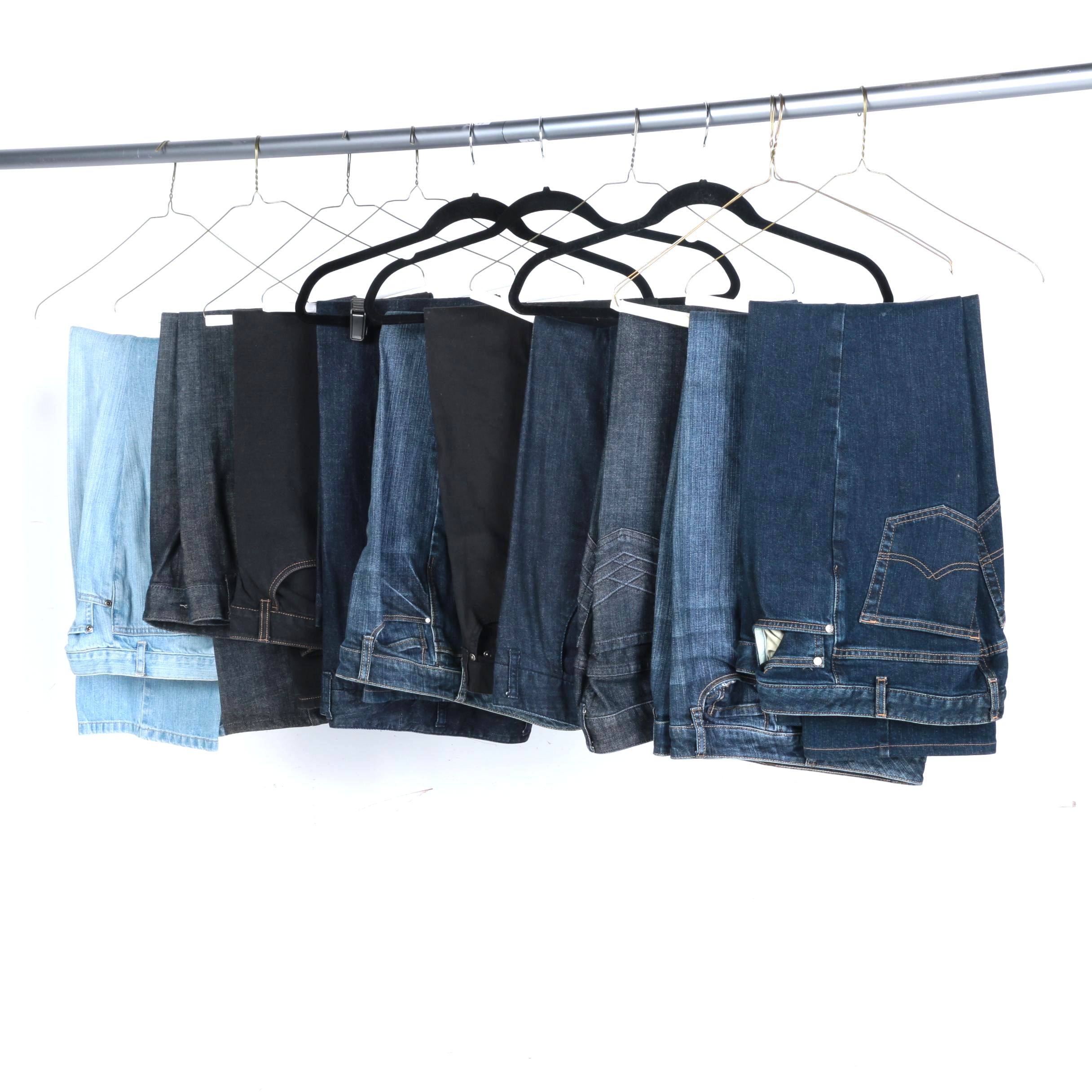 Assorted Women's Jeans Including Brooks Brothers