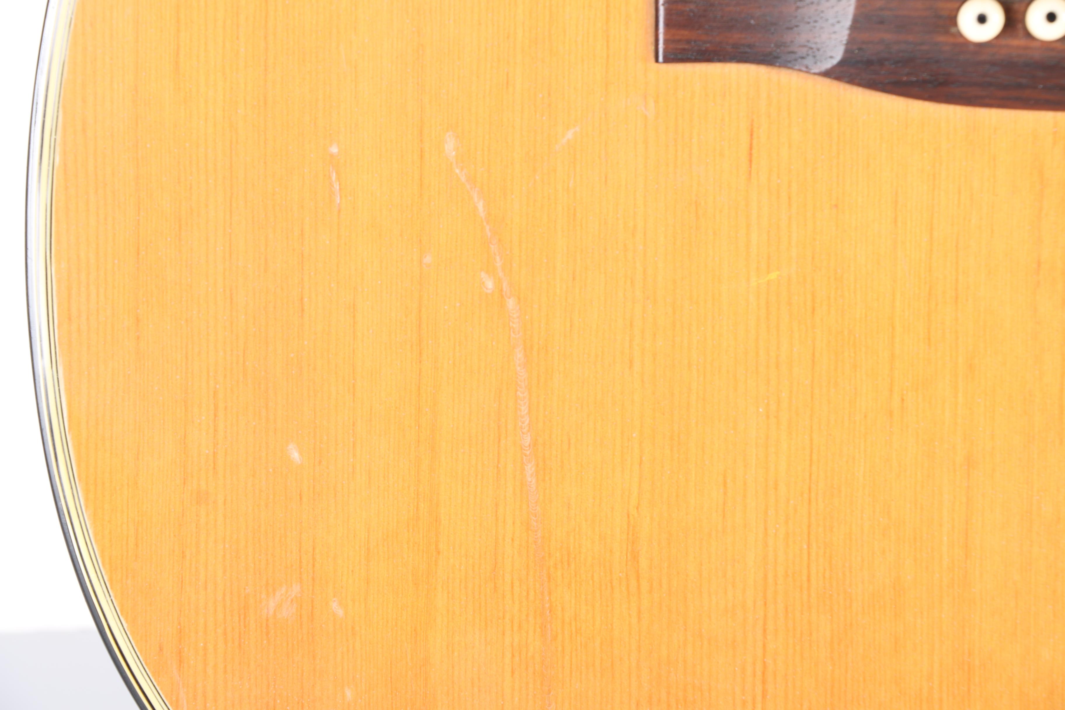 Vintage Sigma Dreadnought Style Acoustic Guitar and Case