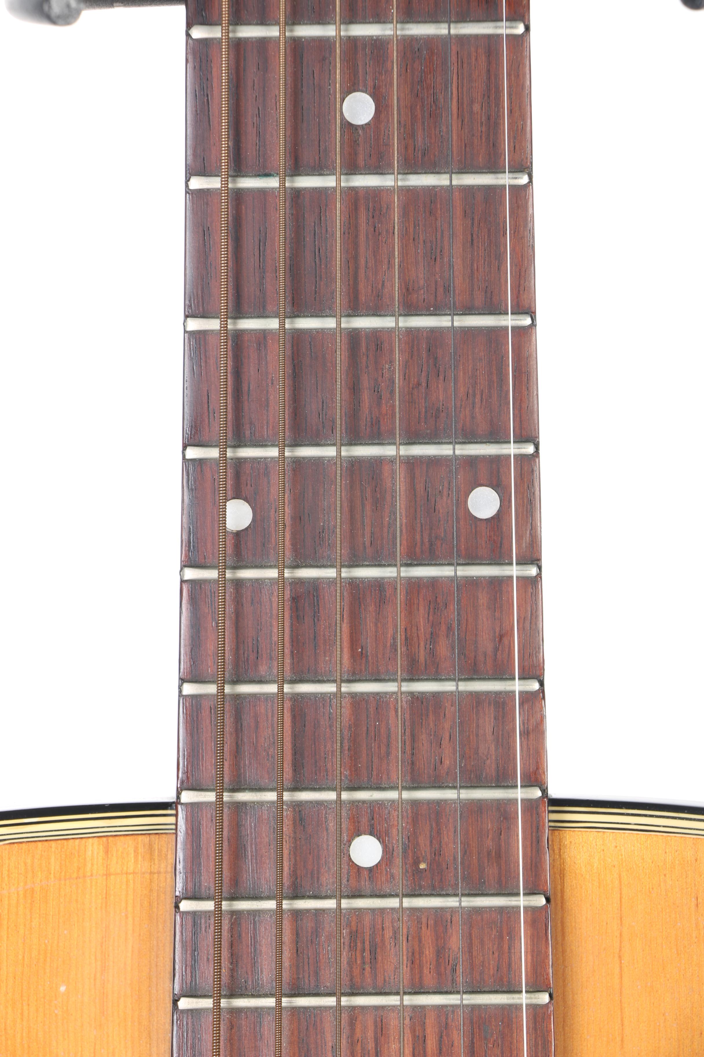 Vintage Sigma Dreadnought Style Acoustic Guitar and Case