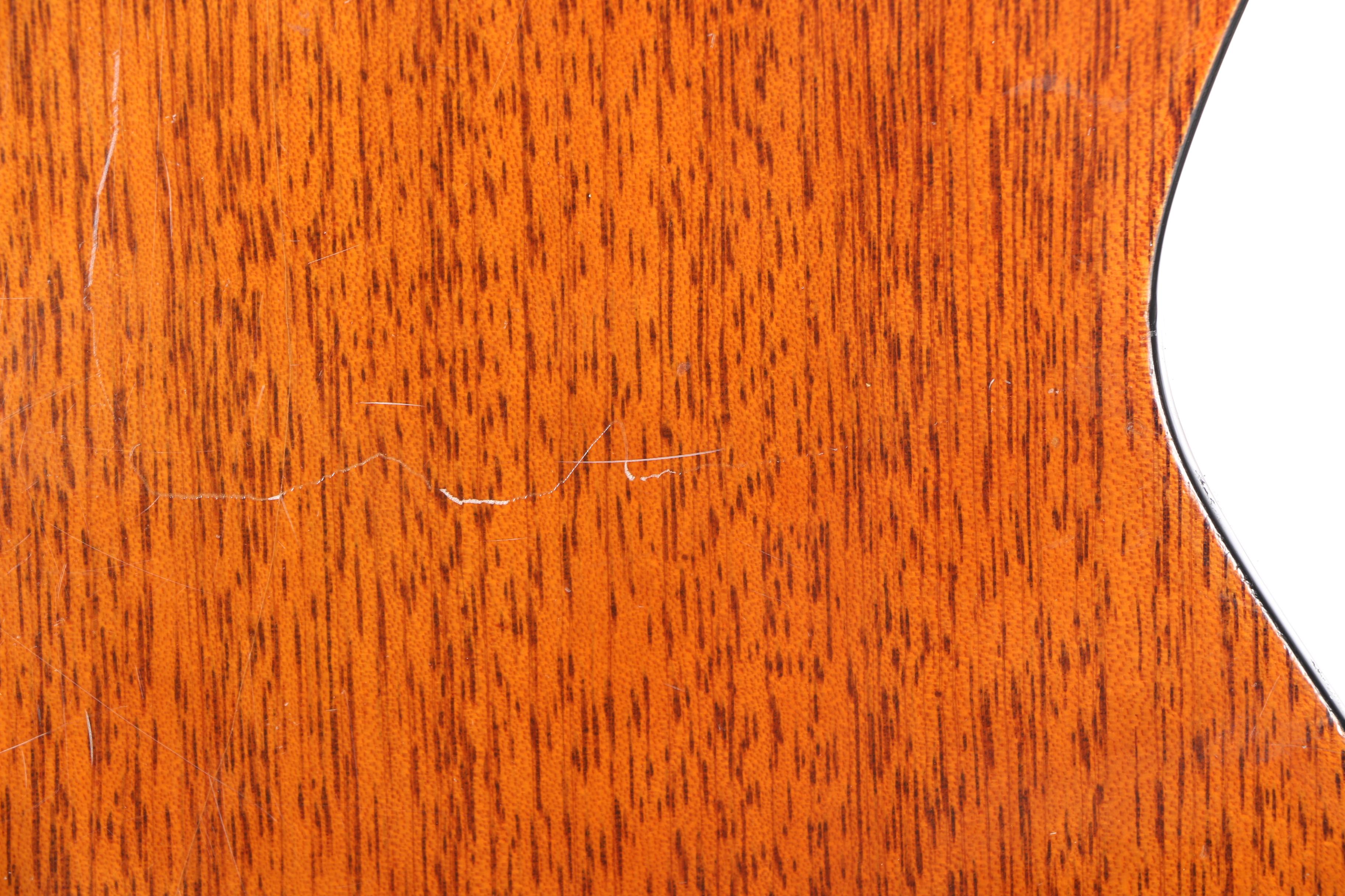 Vintage Sigma Dreadnought Style Acoustic Guitar and Case