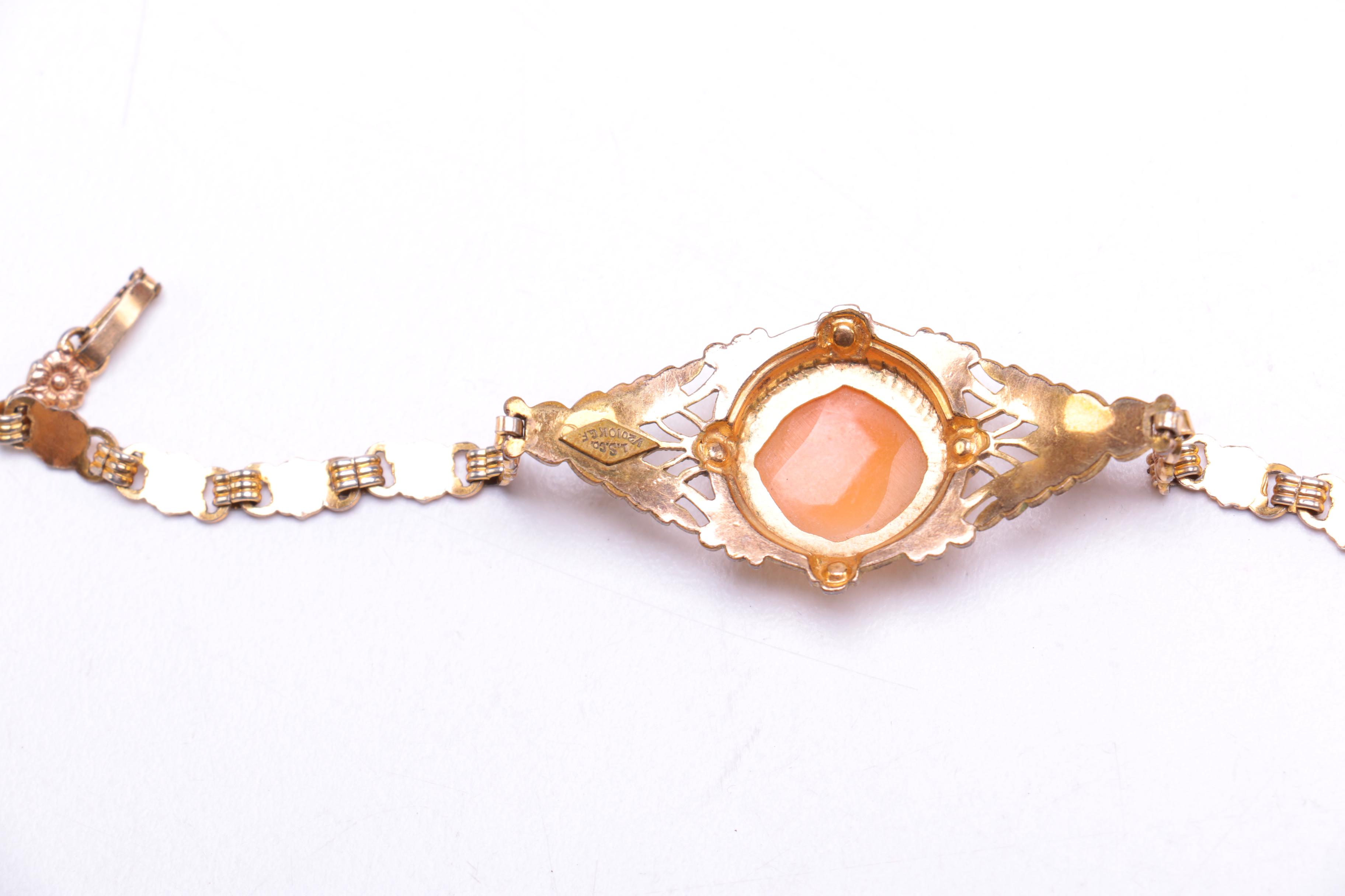 Vintage Costume Jewelry Featuring Weiss and Bakelite