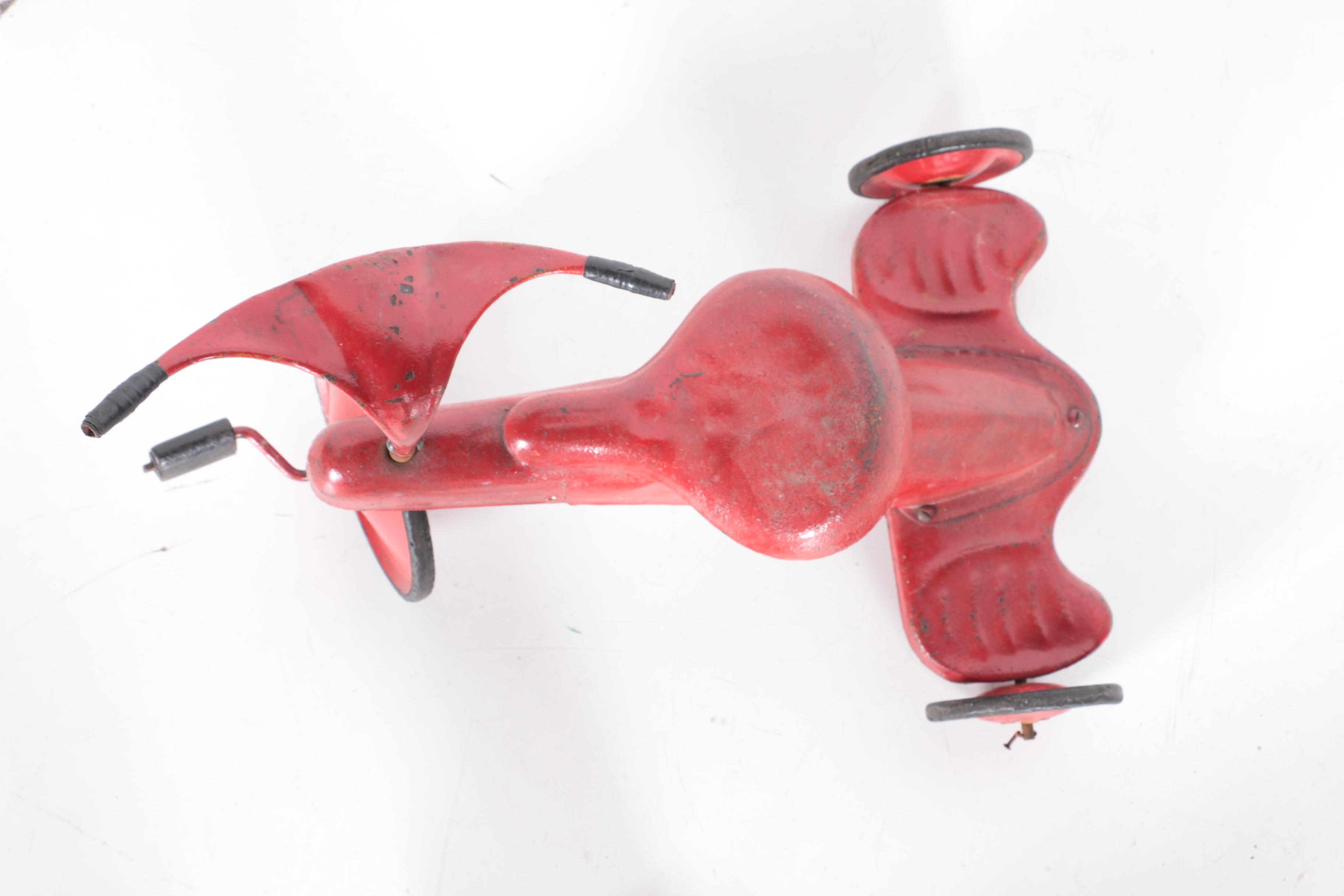 Vintage Kick Scooter and Tricycle