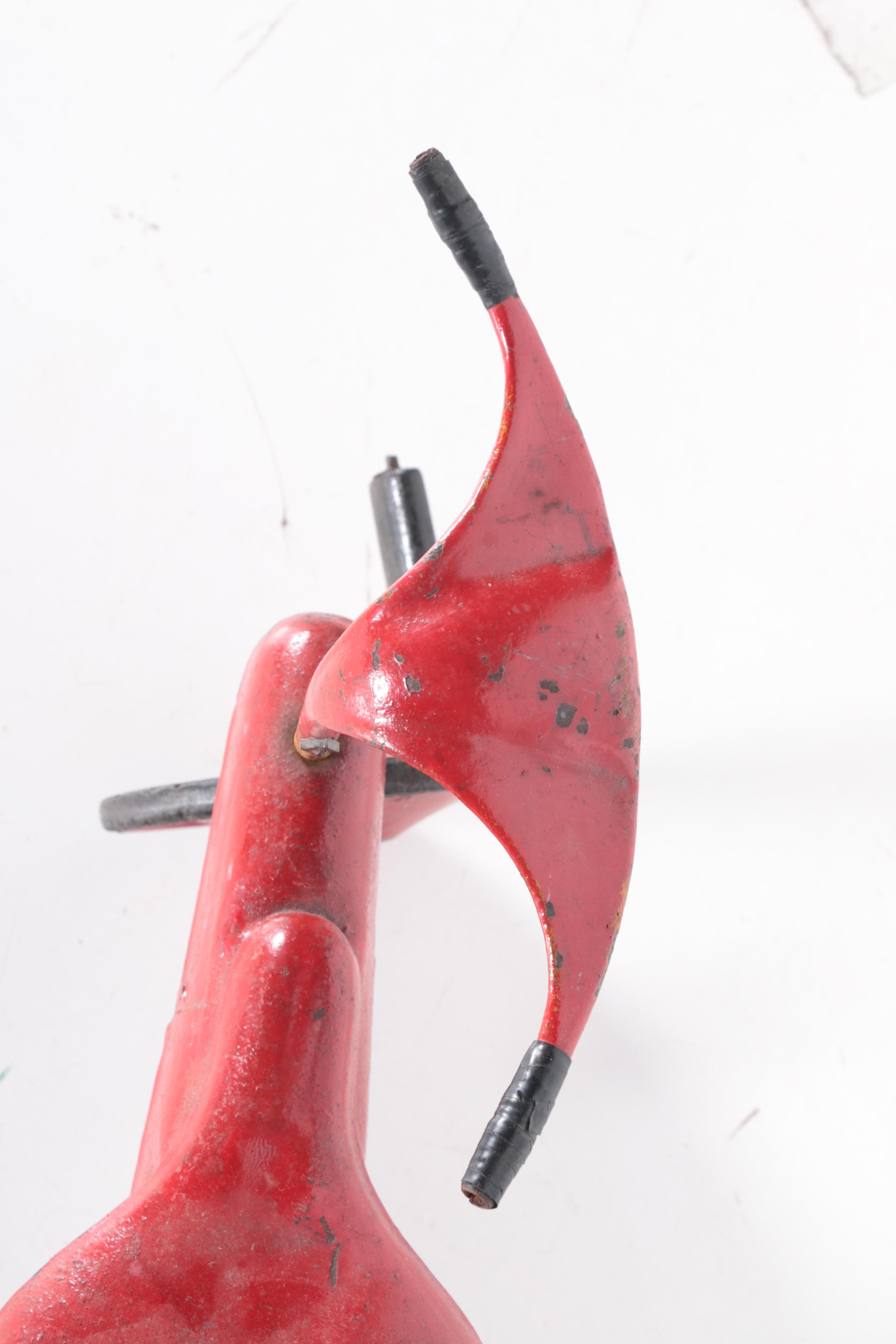 Vintage Kick Scooter and Tricycle